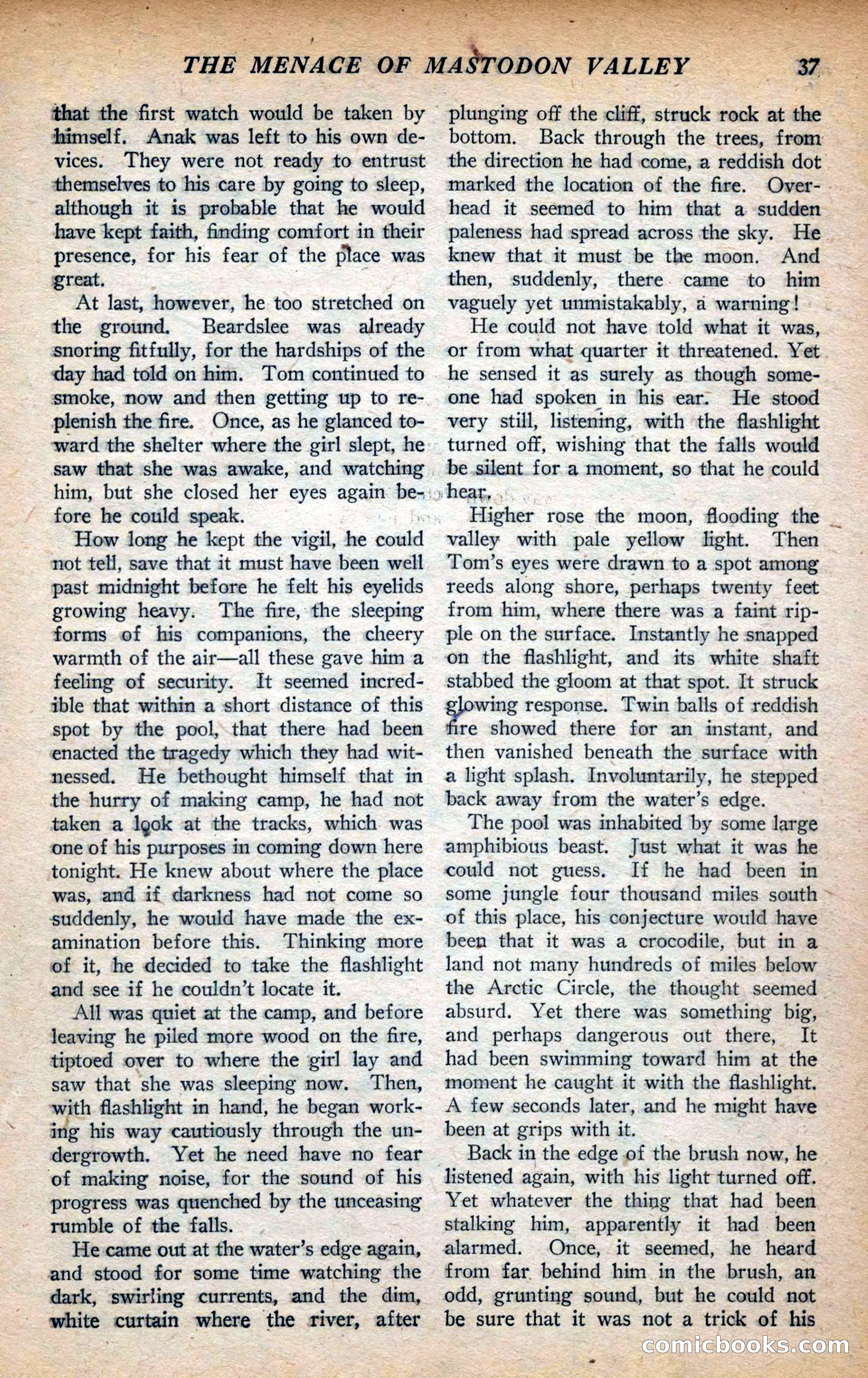 Action Stories, September 1926 — page 45 of 148