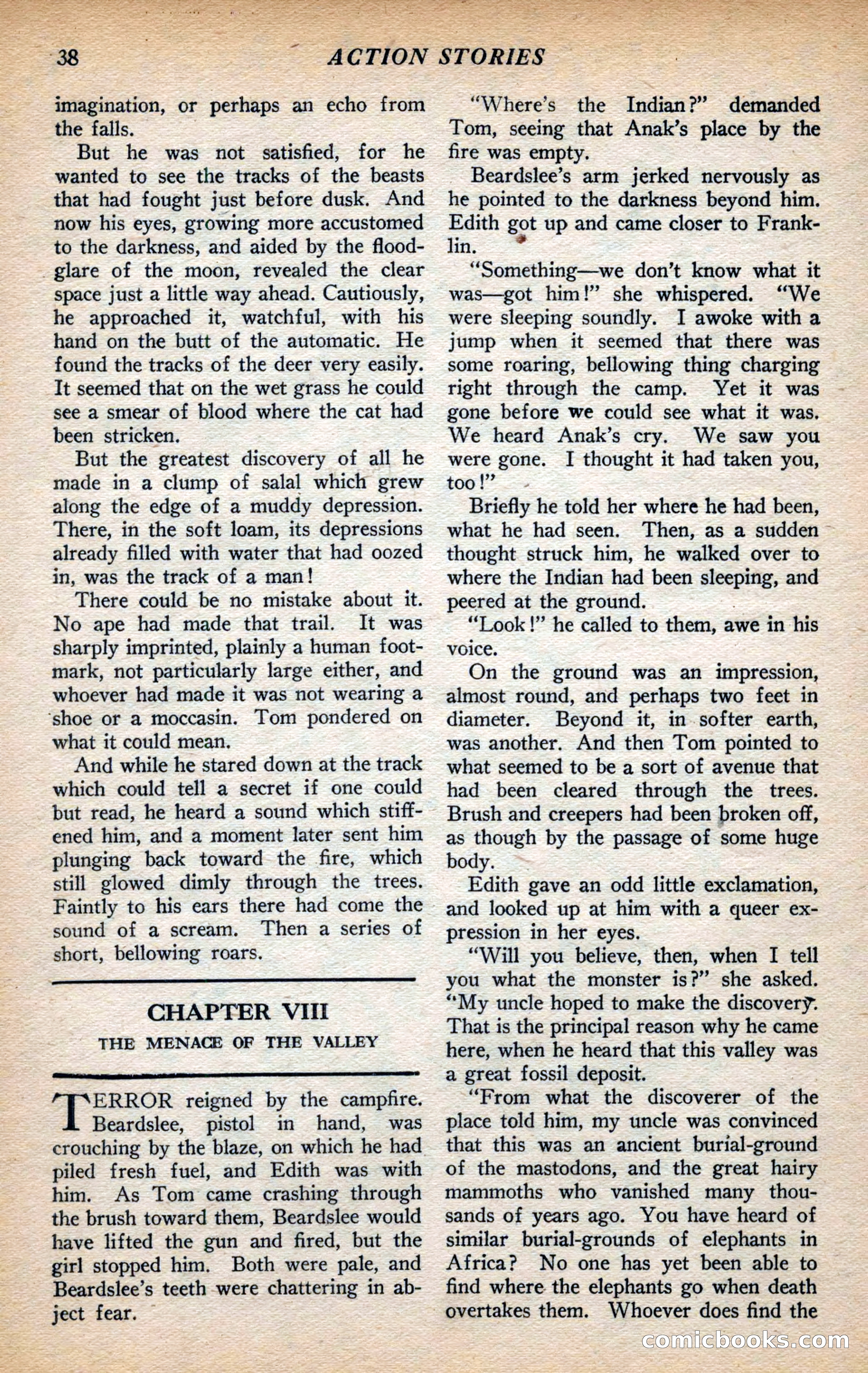 Action Stories, September 1926 — page 46 of 148