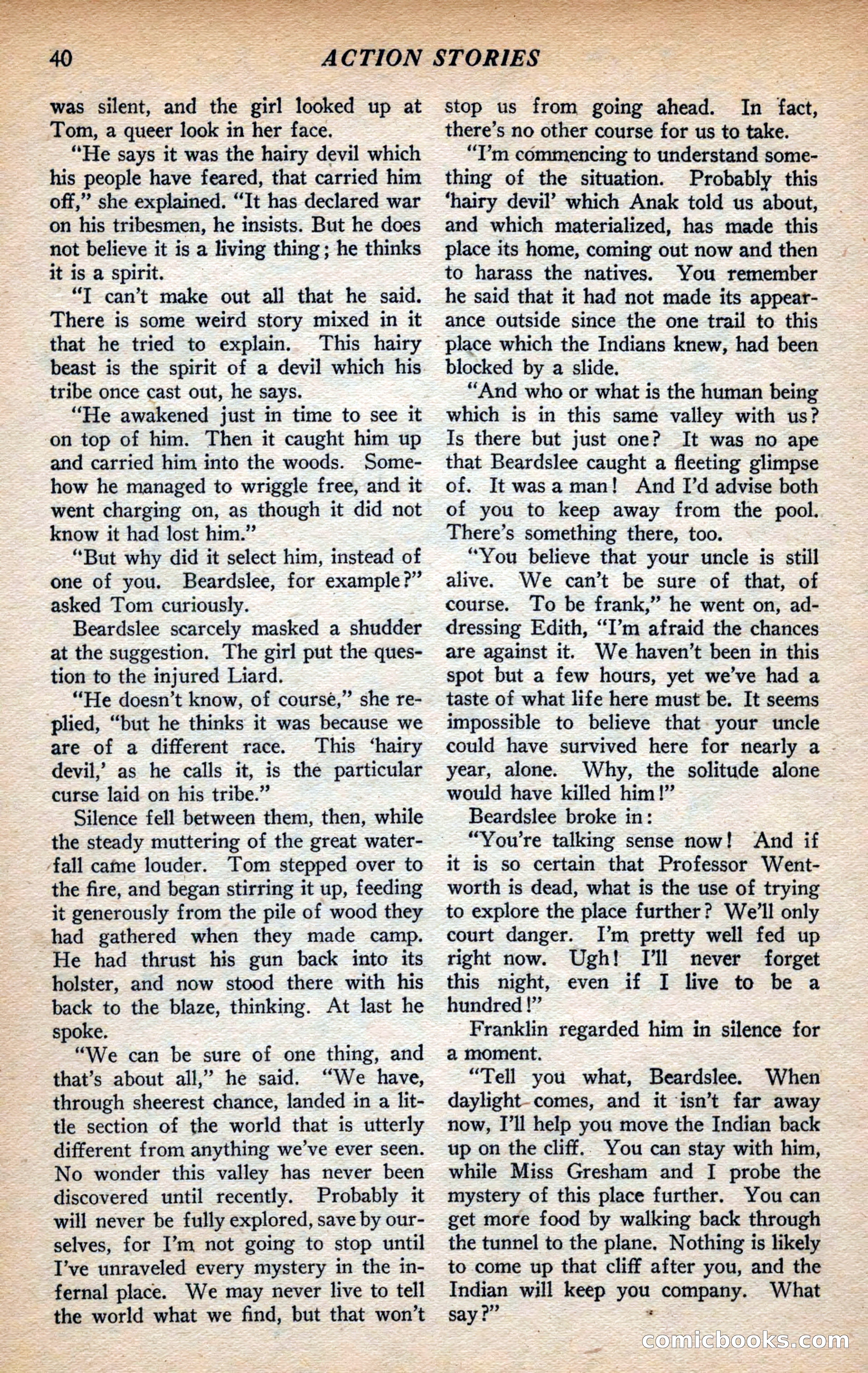 Action Stories, September 1926 — page 48 of 148