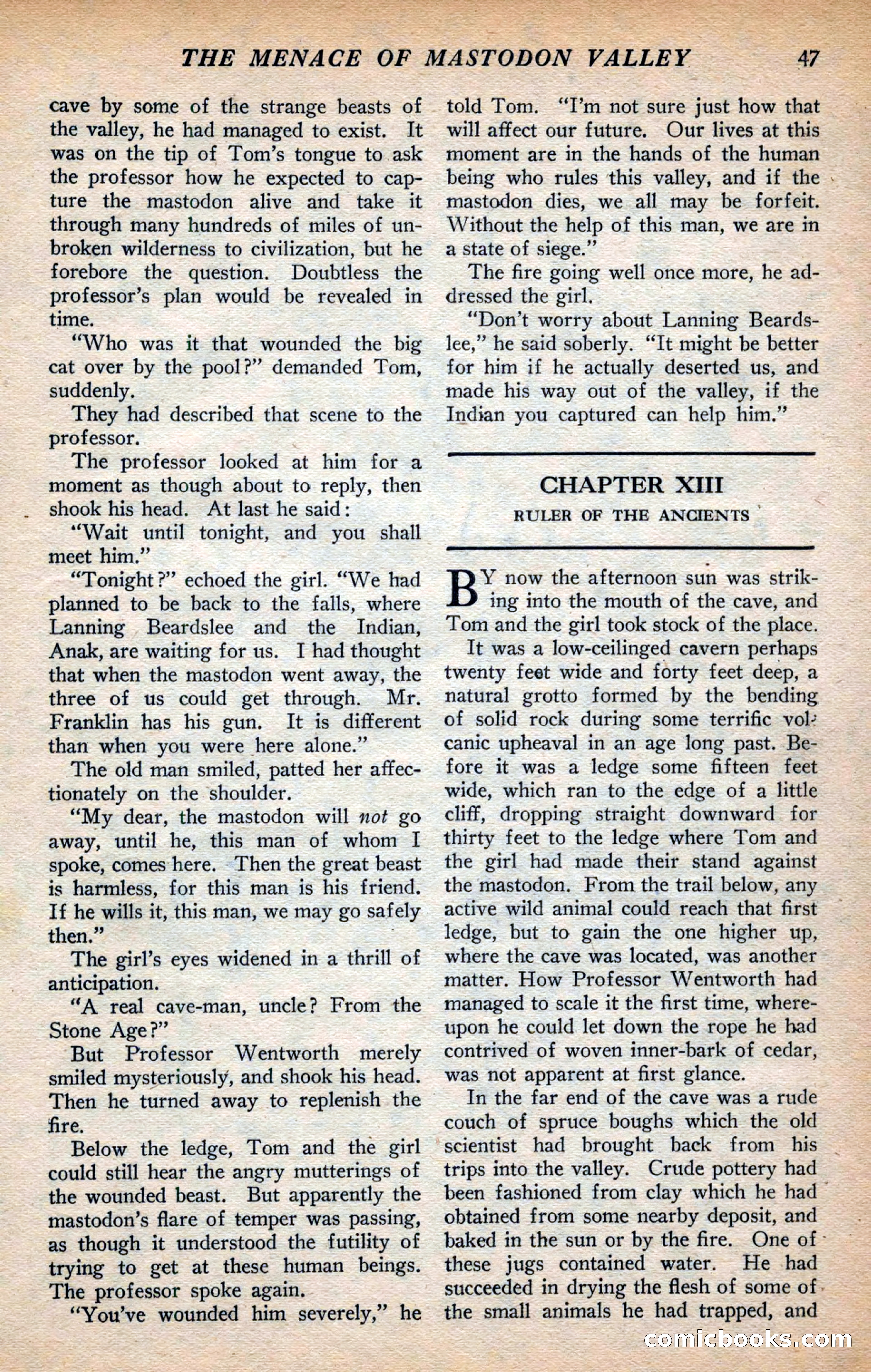 Action Stories, September 1926 — page 55 of 148