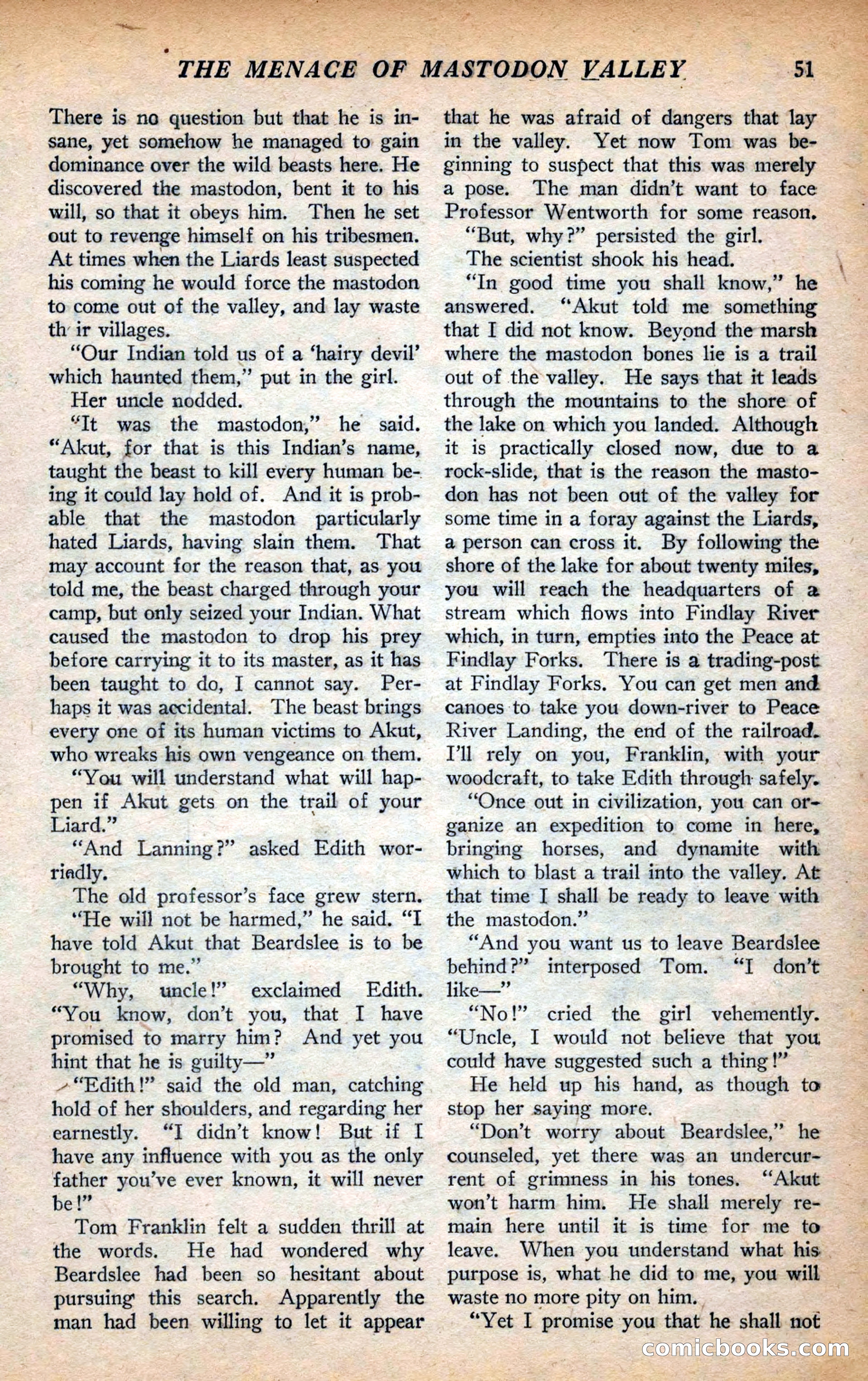 Action Stories, September 1926 — page 59 of 148