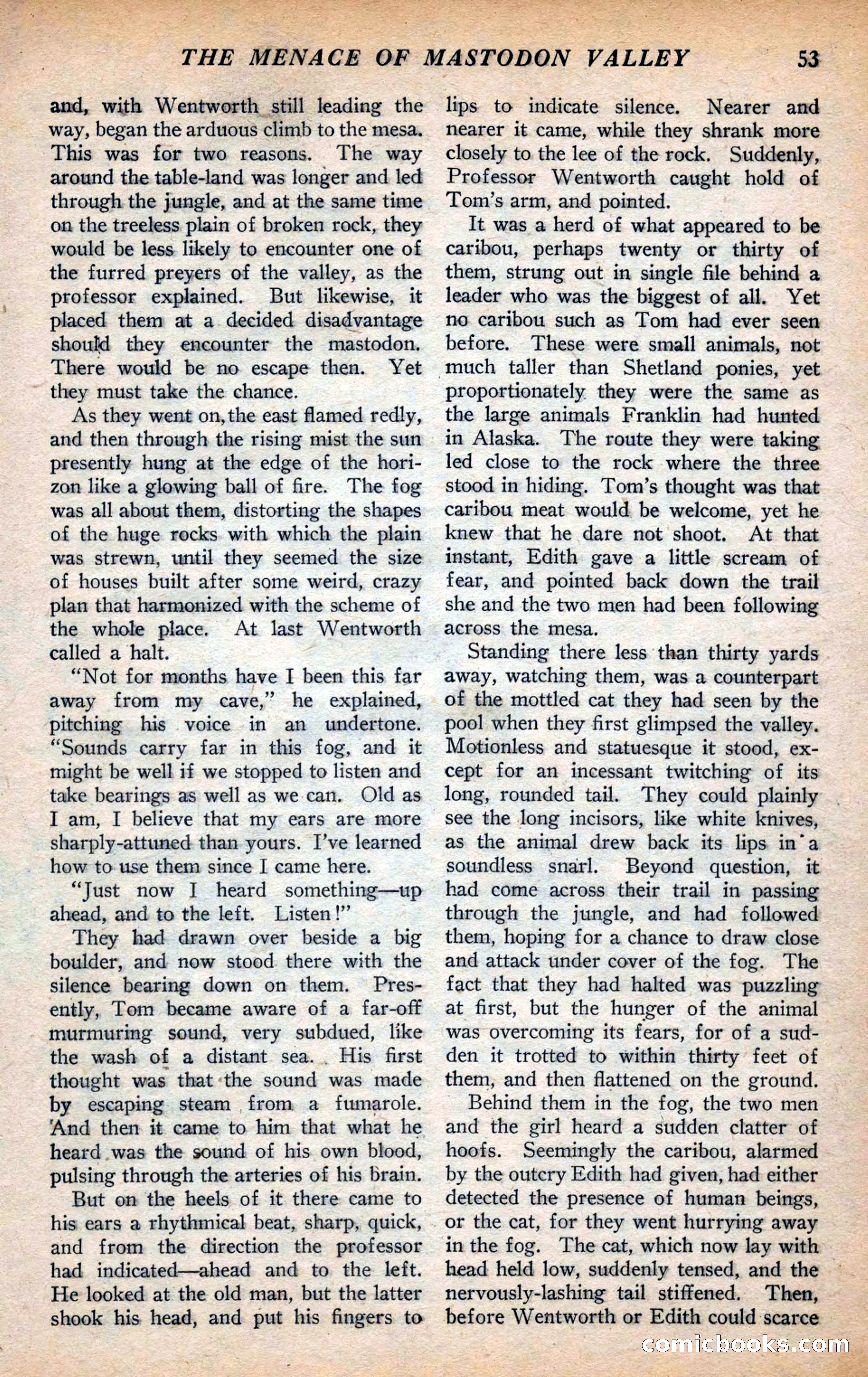 Action Stories, September 1926 — page 61 of 148