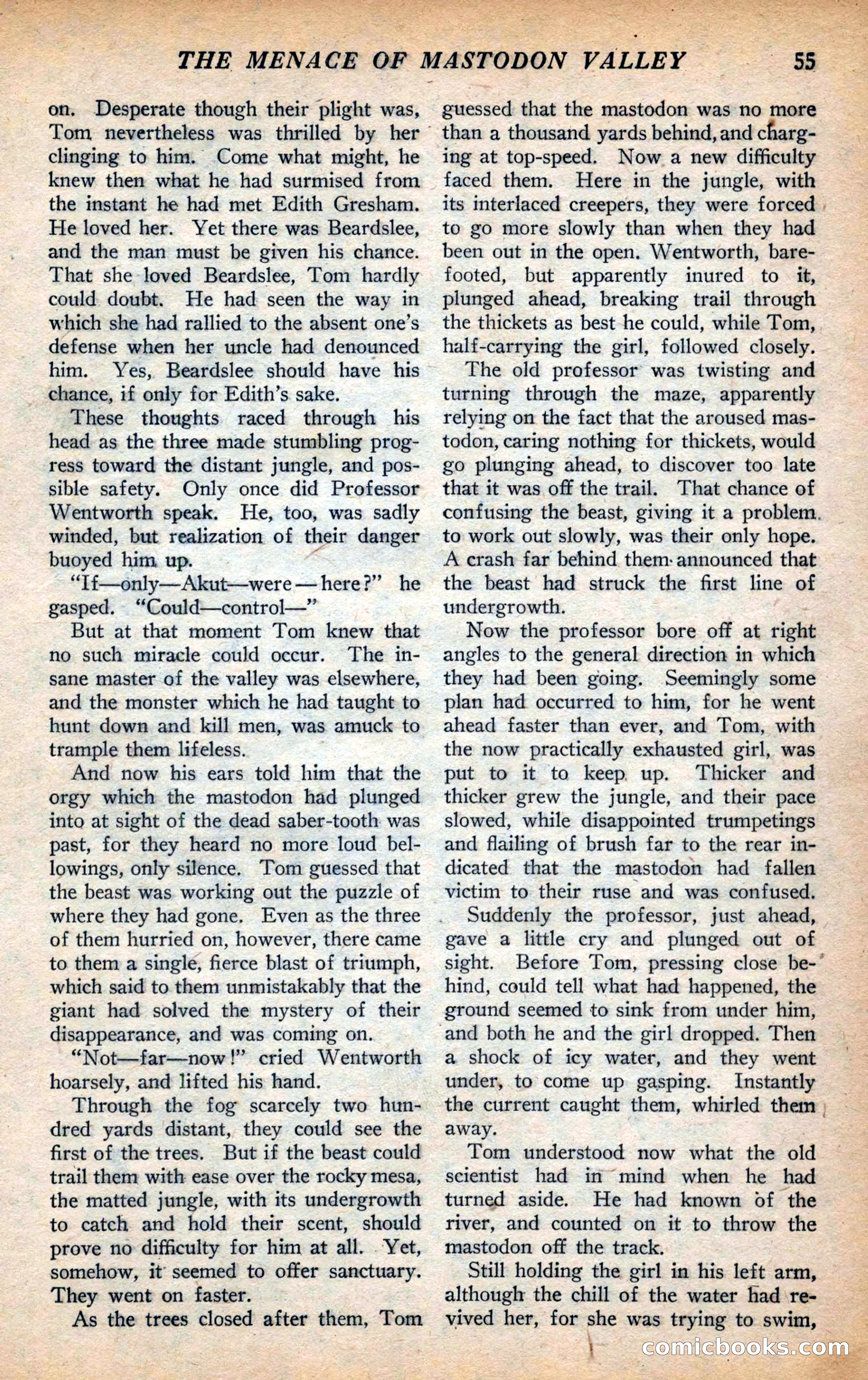 Action Stories, September 1926 — page 63 of 148