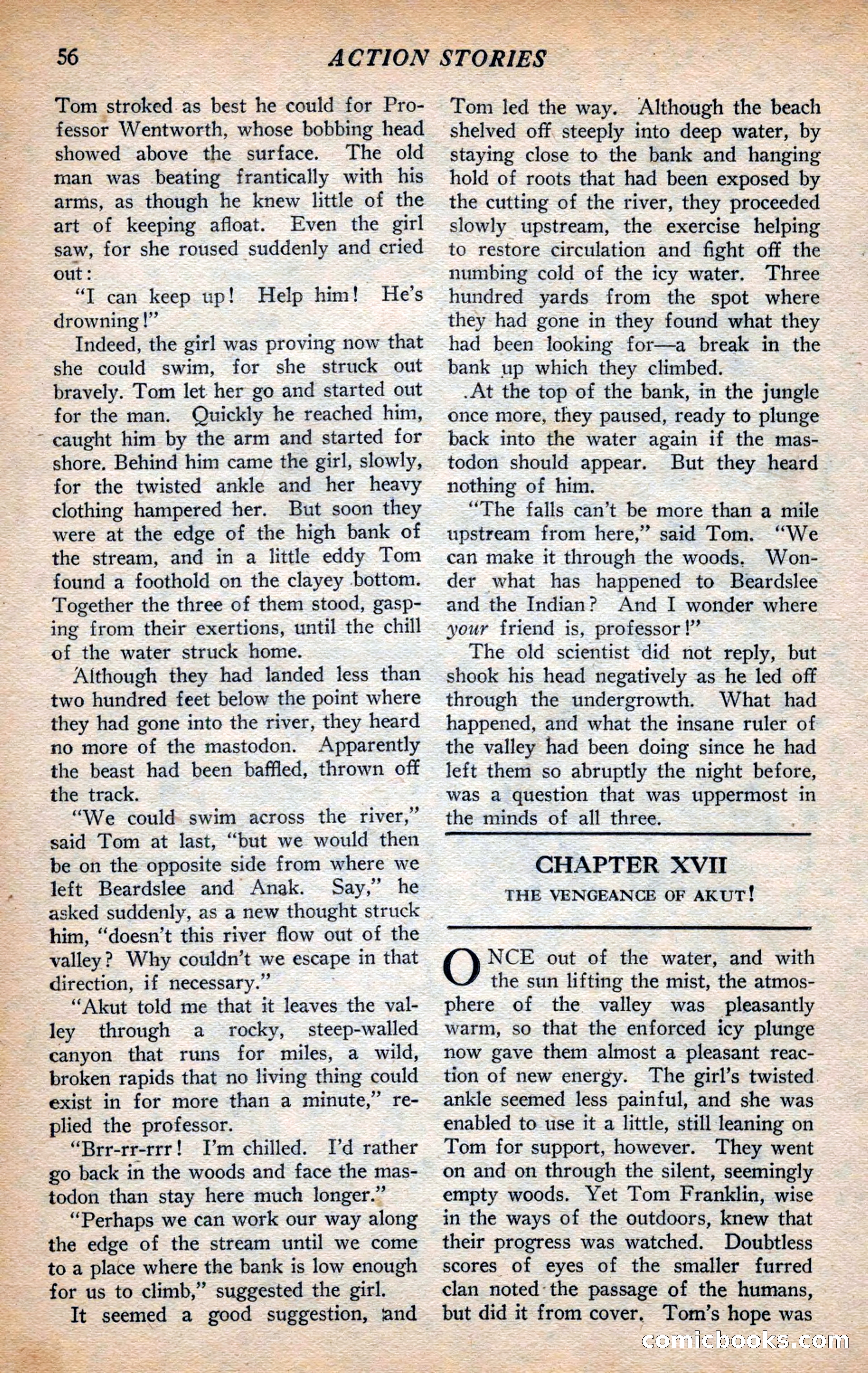 Action Stories, September 1926 — page 64 of 148