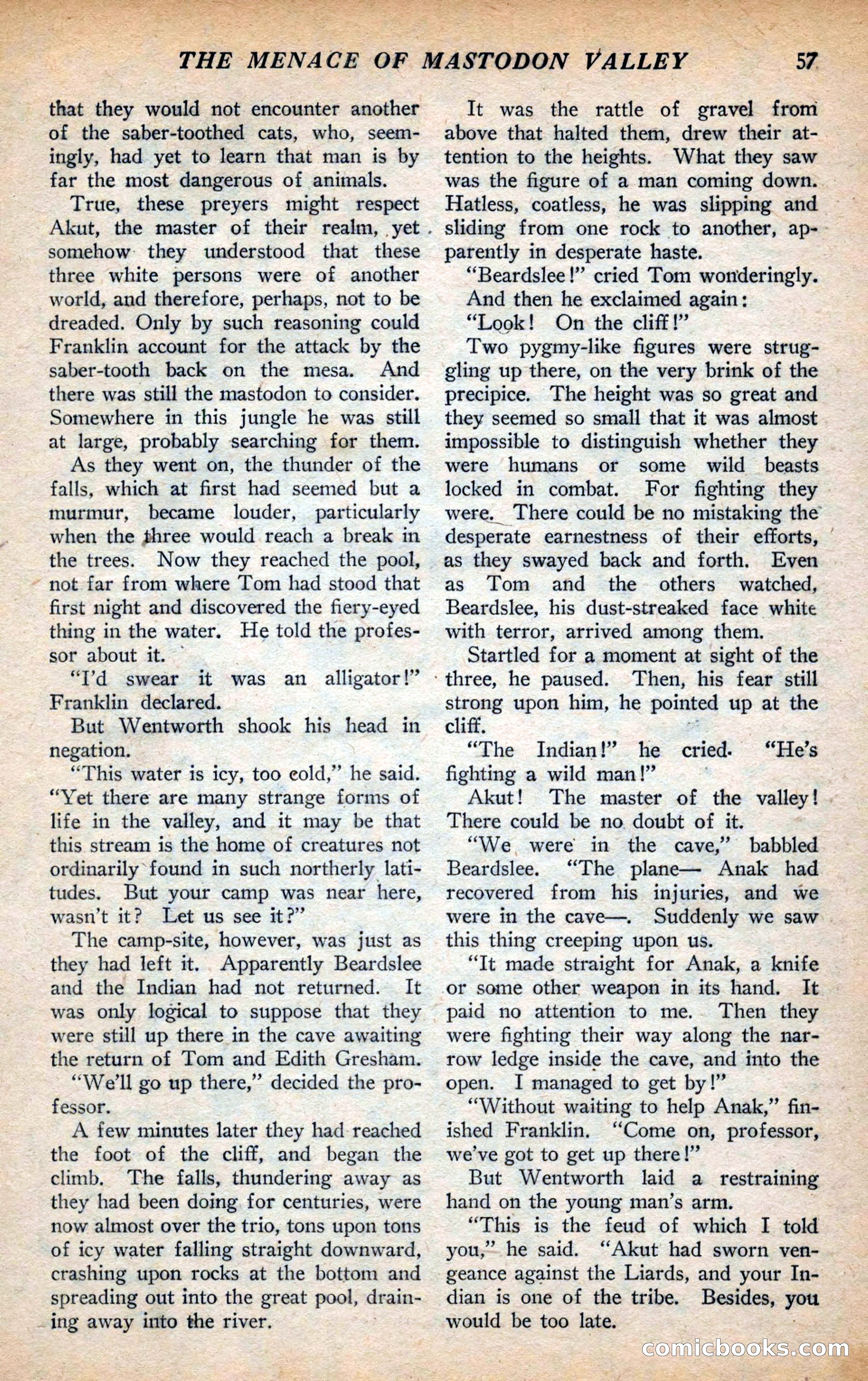 Action Stories, September 1926 — page 65 of 148