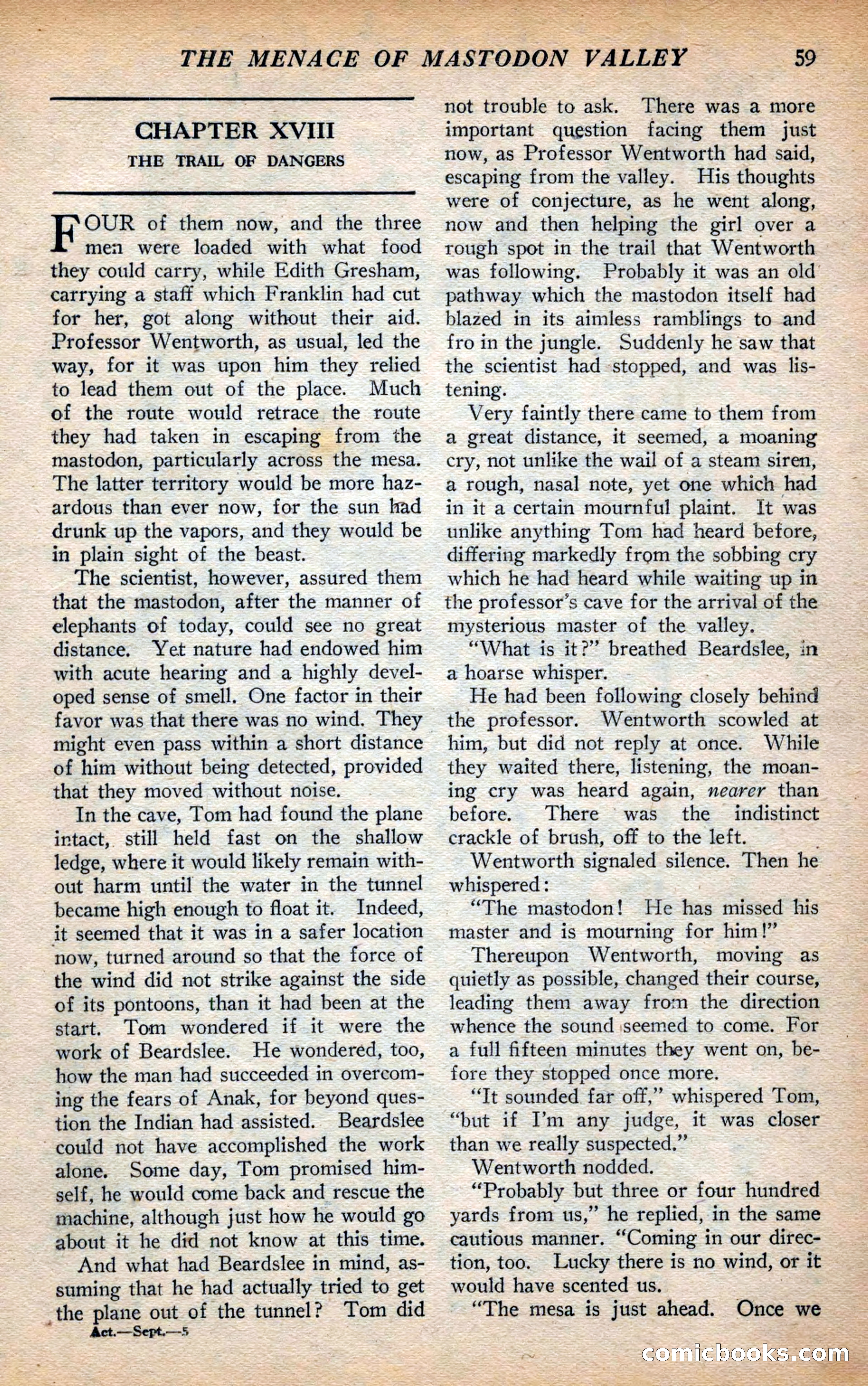 Action Stories, September 1926 — page 67 of 148
