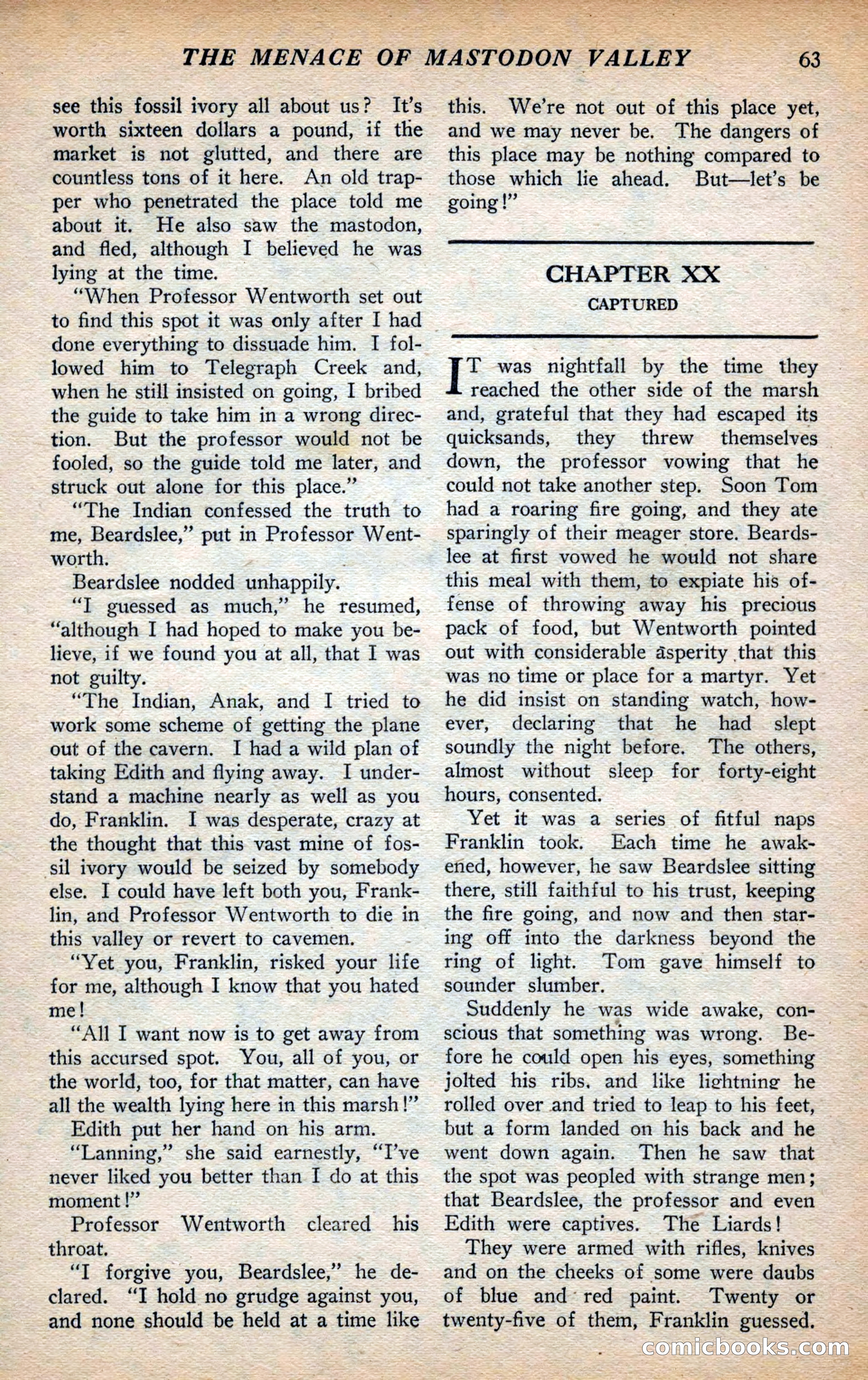 Action Stories, September 1926 — page 71 of 148