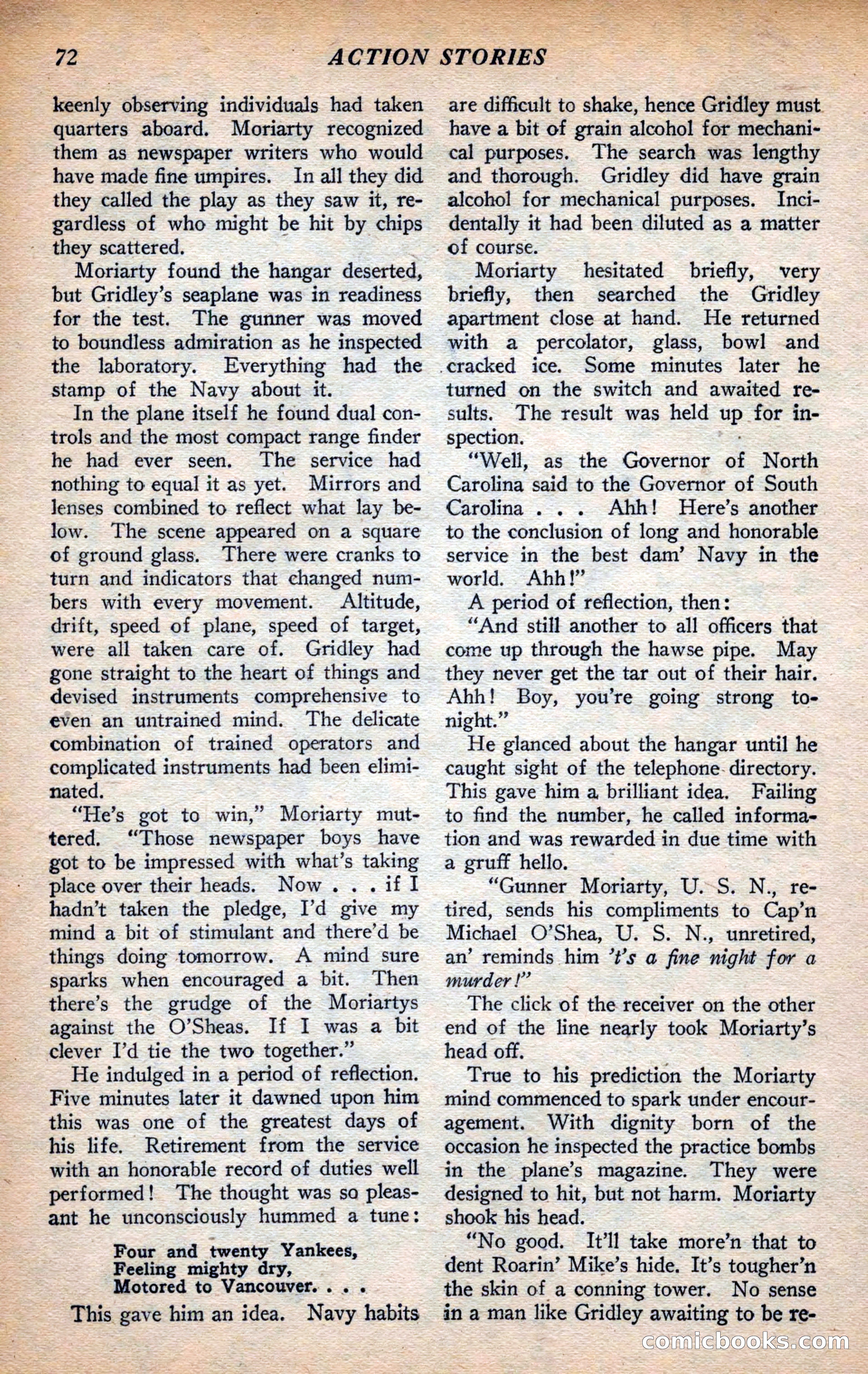 Action Stories, September 1926 — page 80 of 148