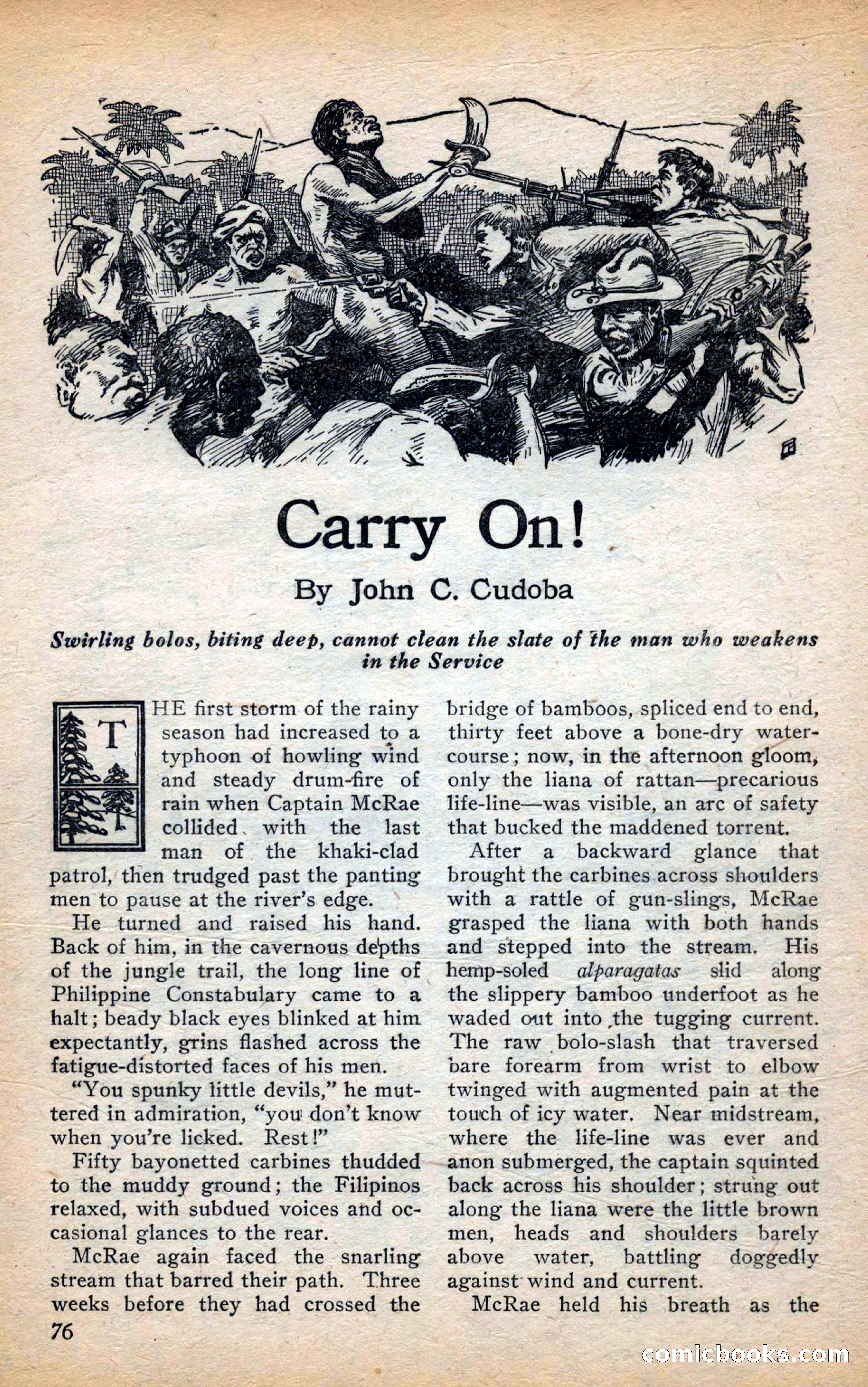 Action Stories, September 1926 — page 84 of 148
