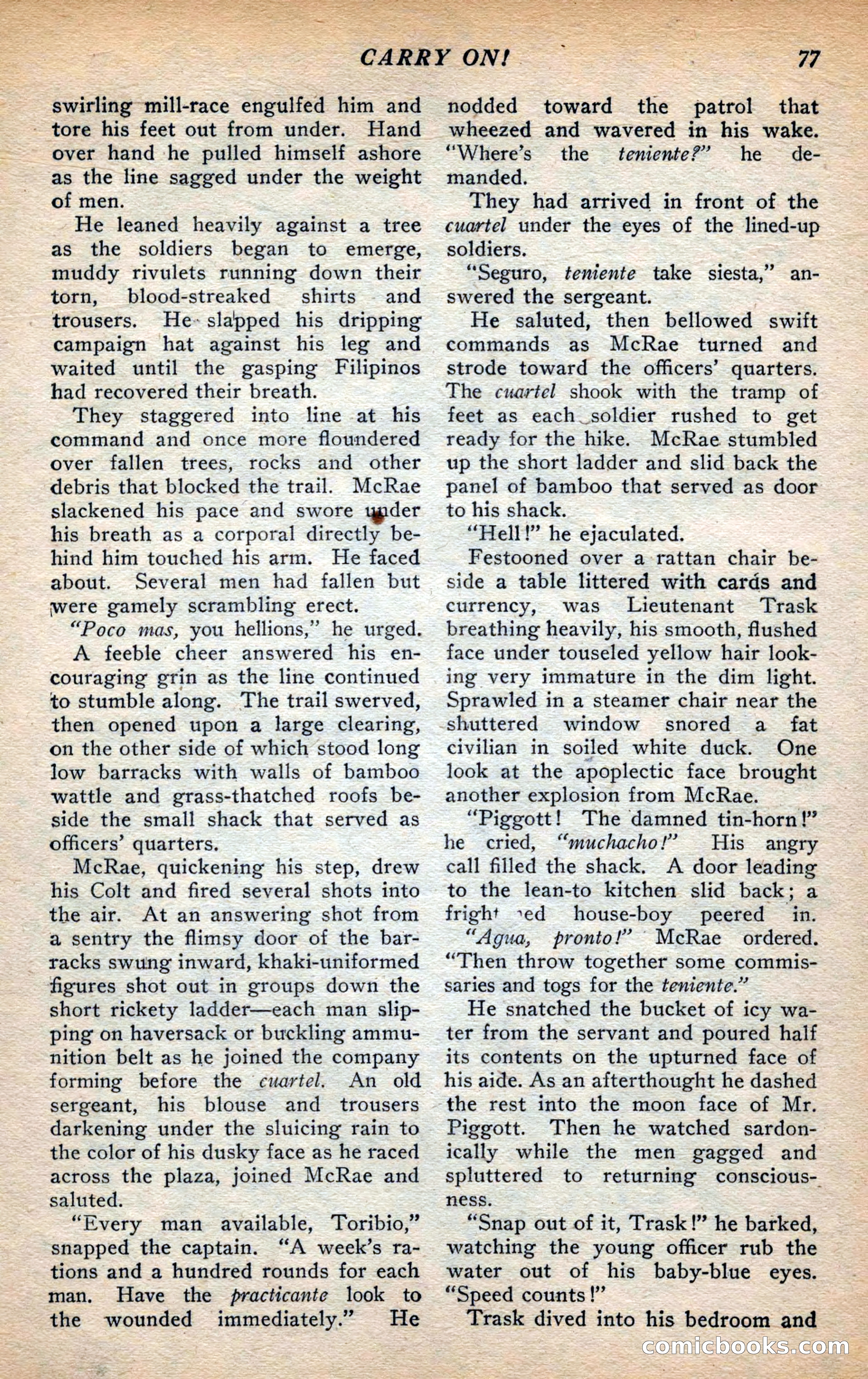 Action Stories, September 1926 — page 85 of 148