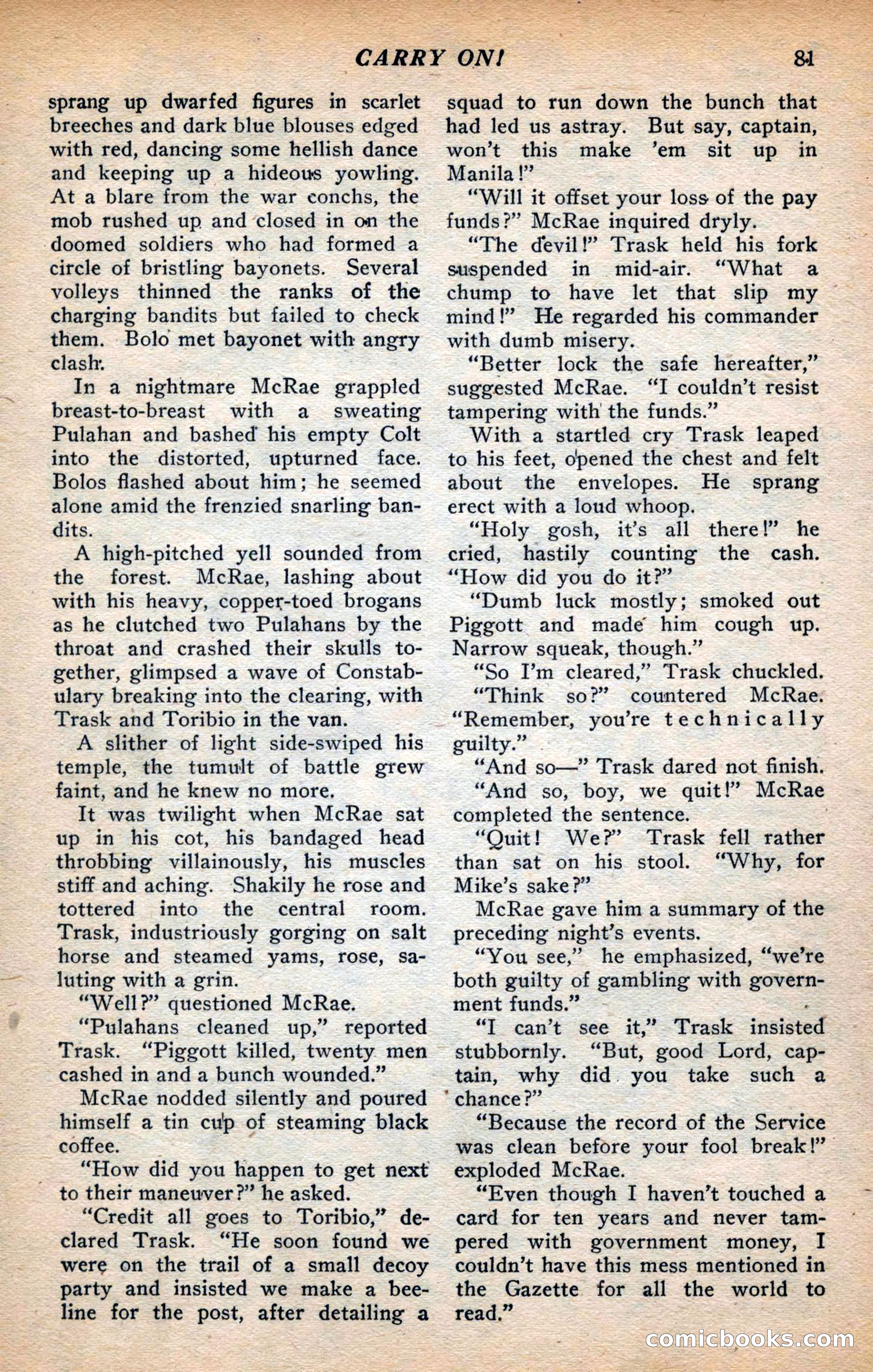 Action Stories, September 1926 — page 89 of 148