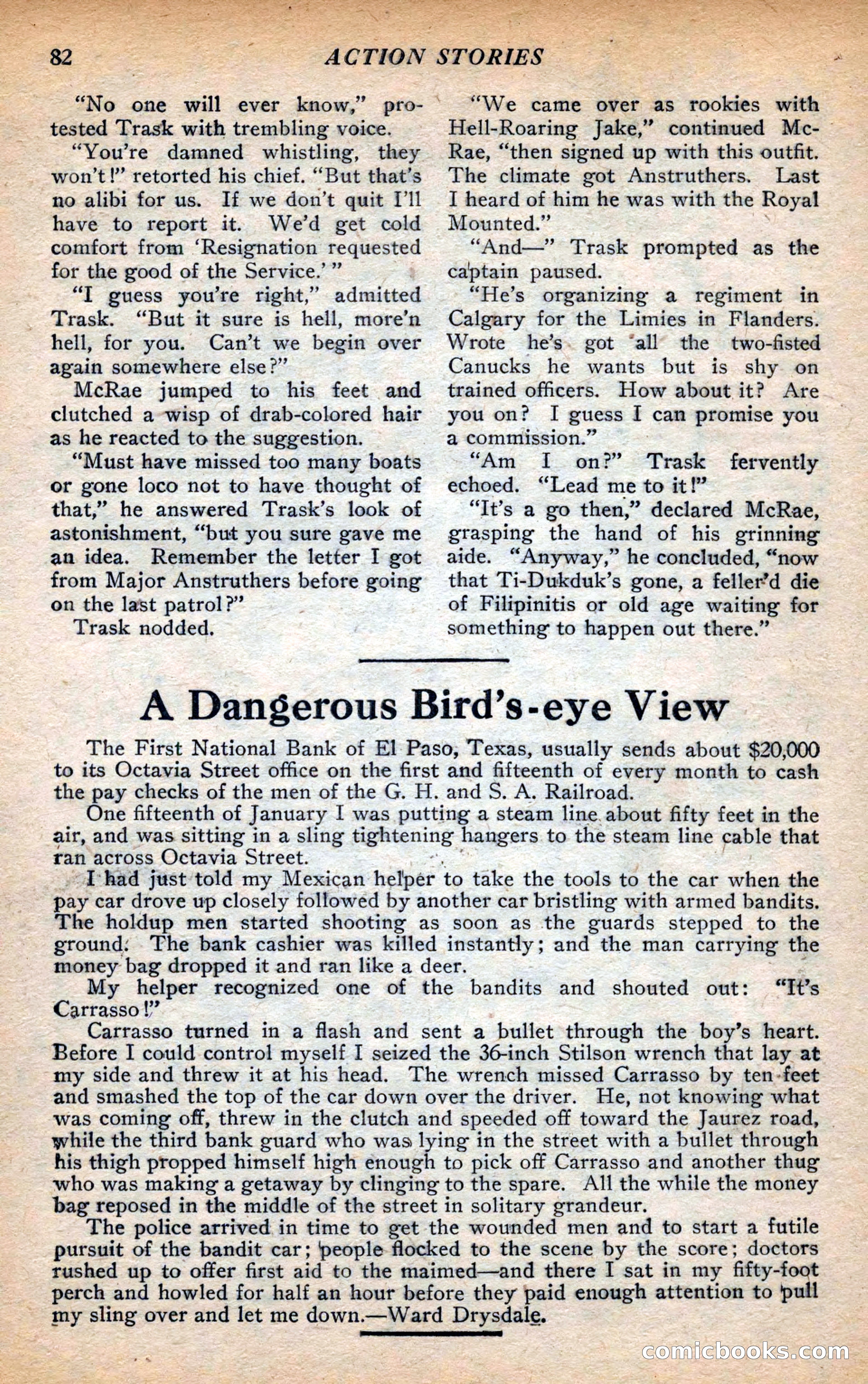 Action Stories, September 1926 — page 90 of 148
