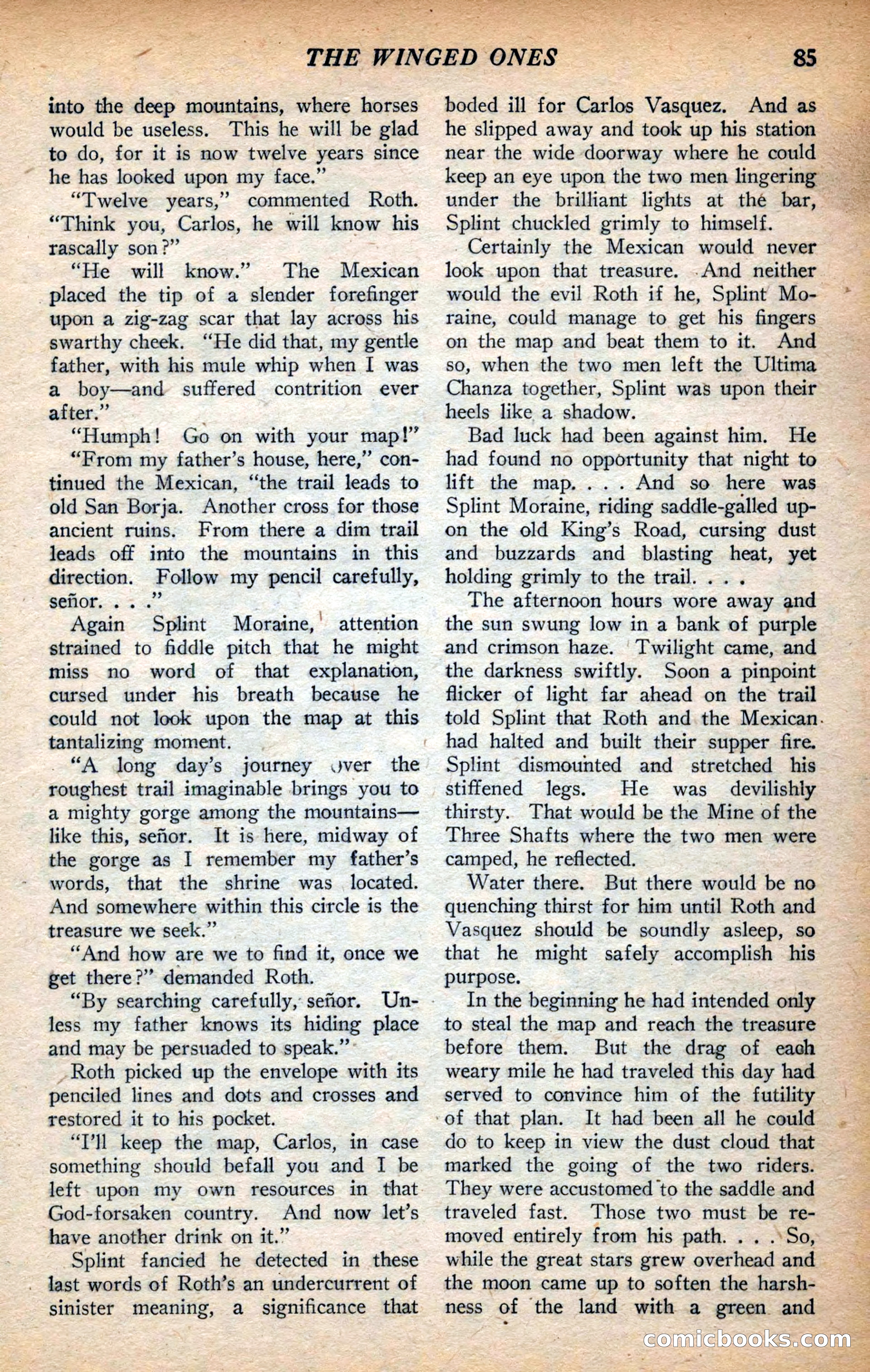 Action Stories, September 1926 — page 93 of 148