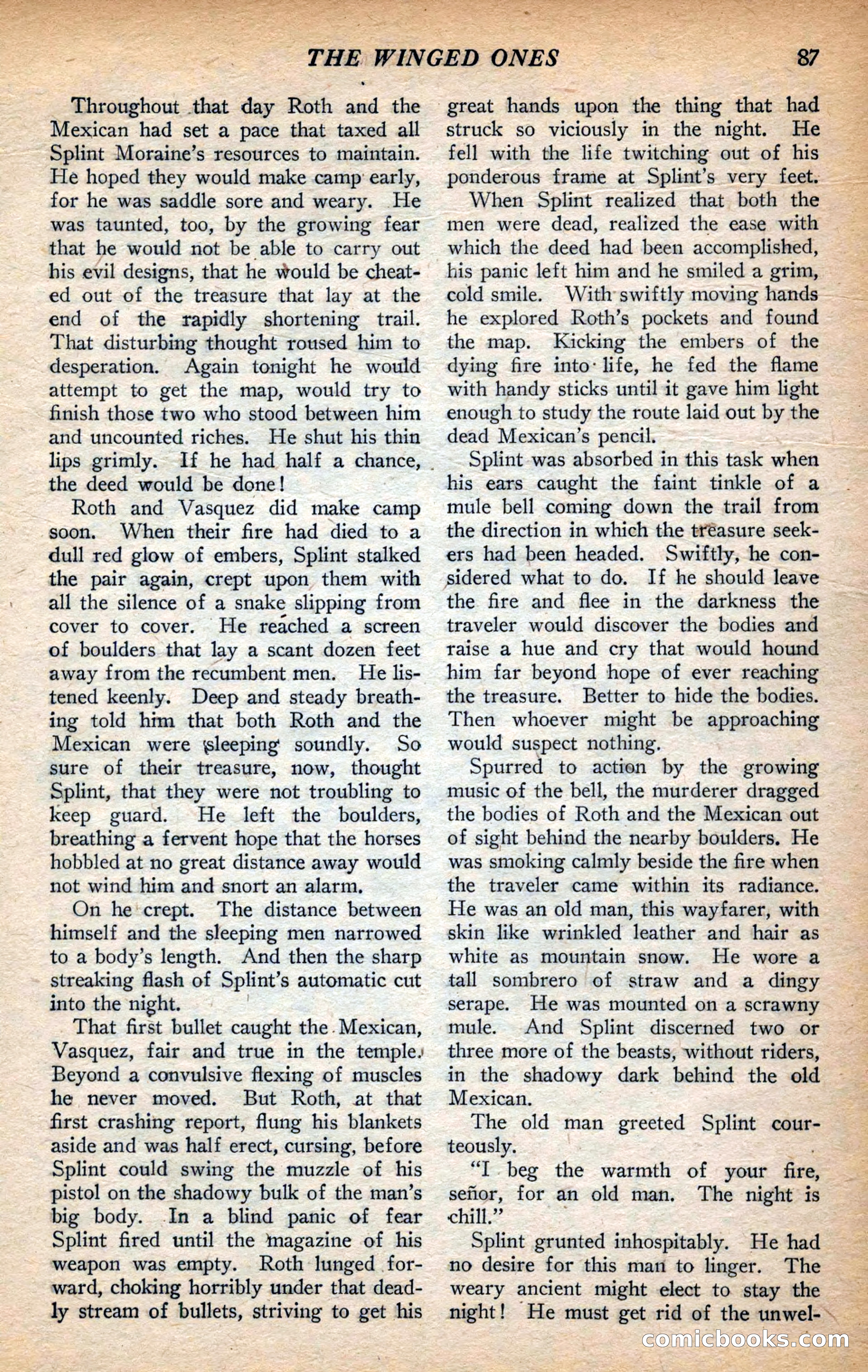 Action Stories, September 1926 — page 95 of 148
