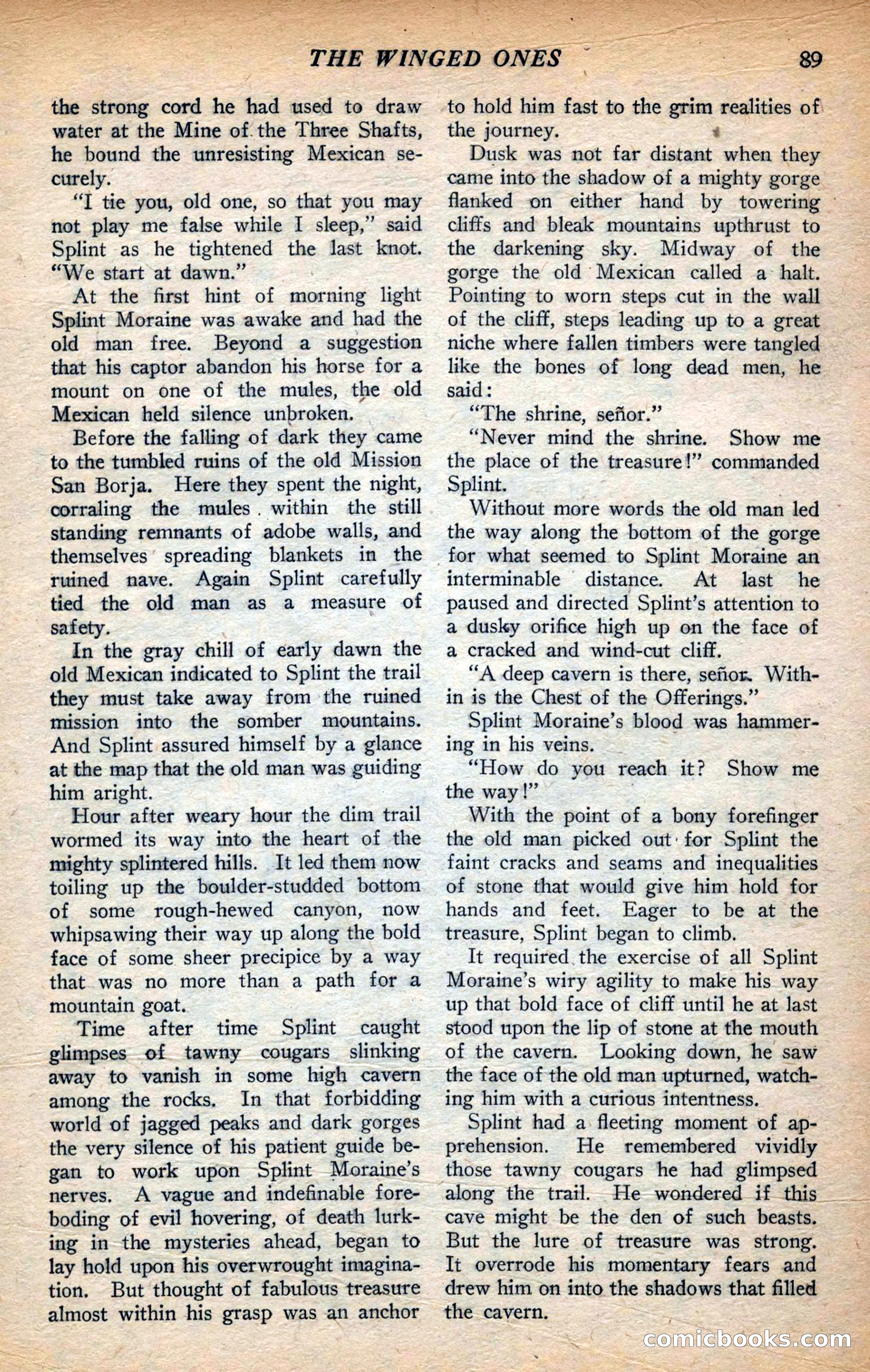 Action Stories, September 1926 — page 97 of 148