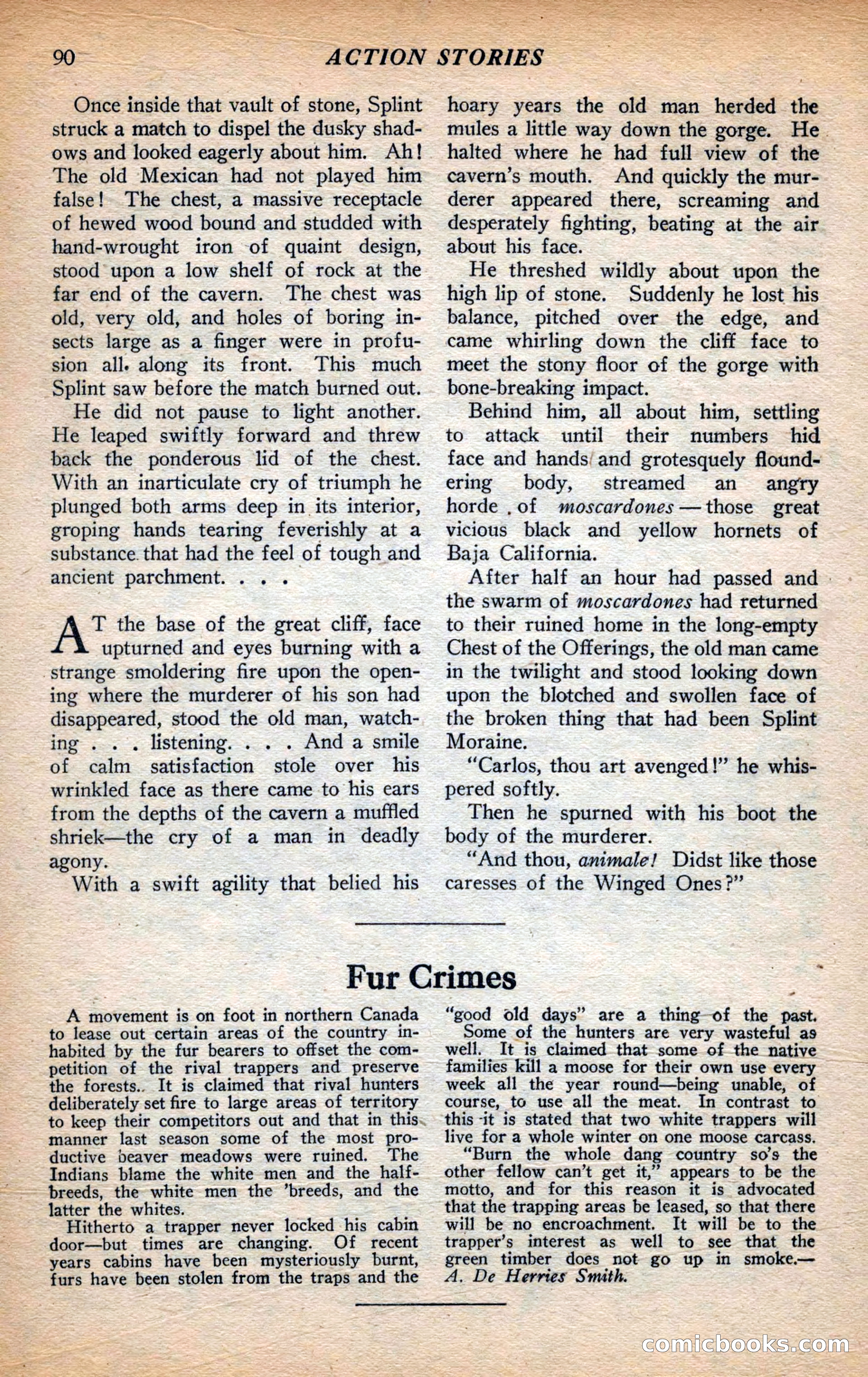 Action Stories, September 1926 — page 98 of 148
