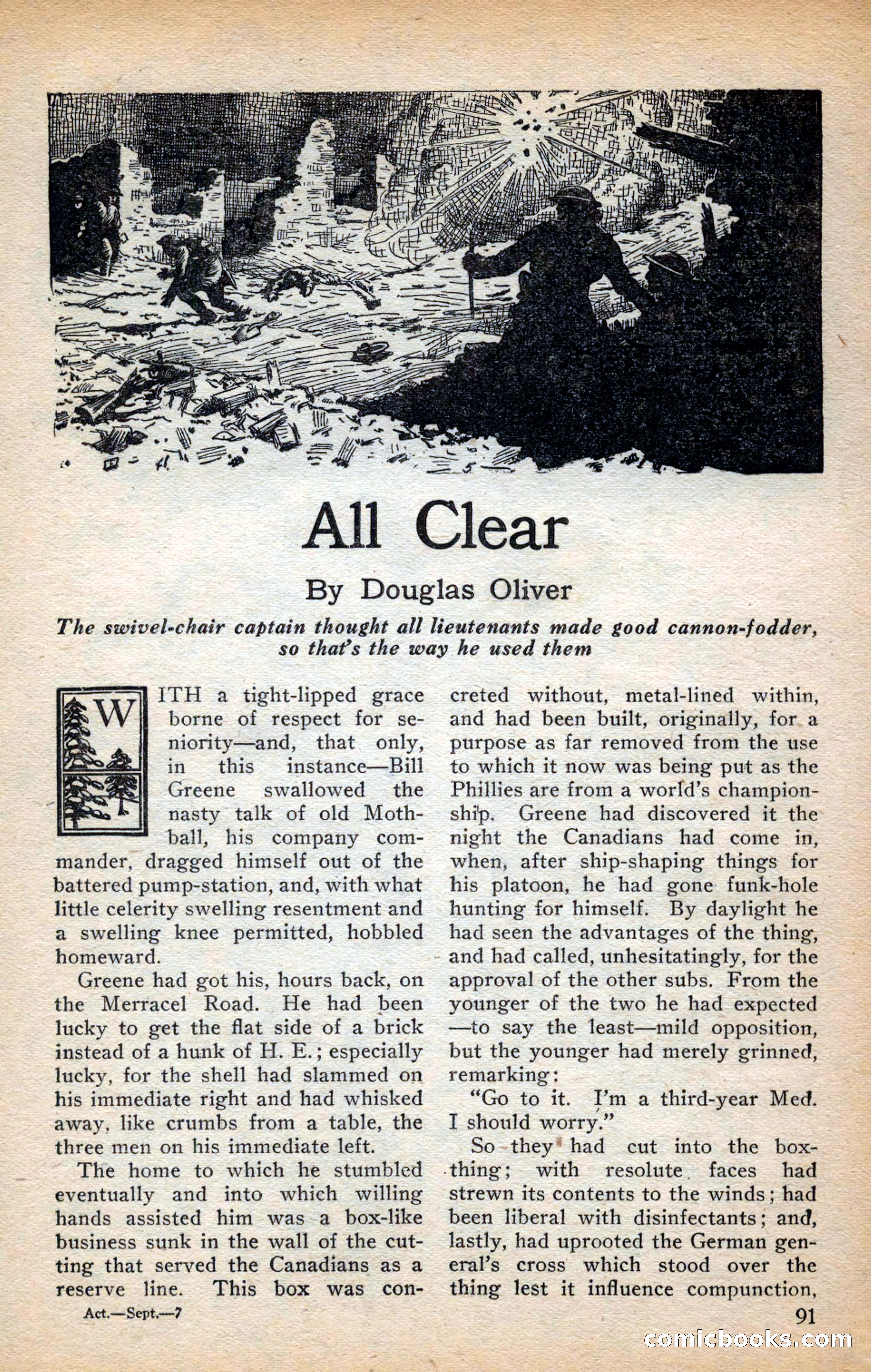 Action Stories, September 1926 — page 99 of 148