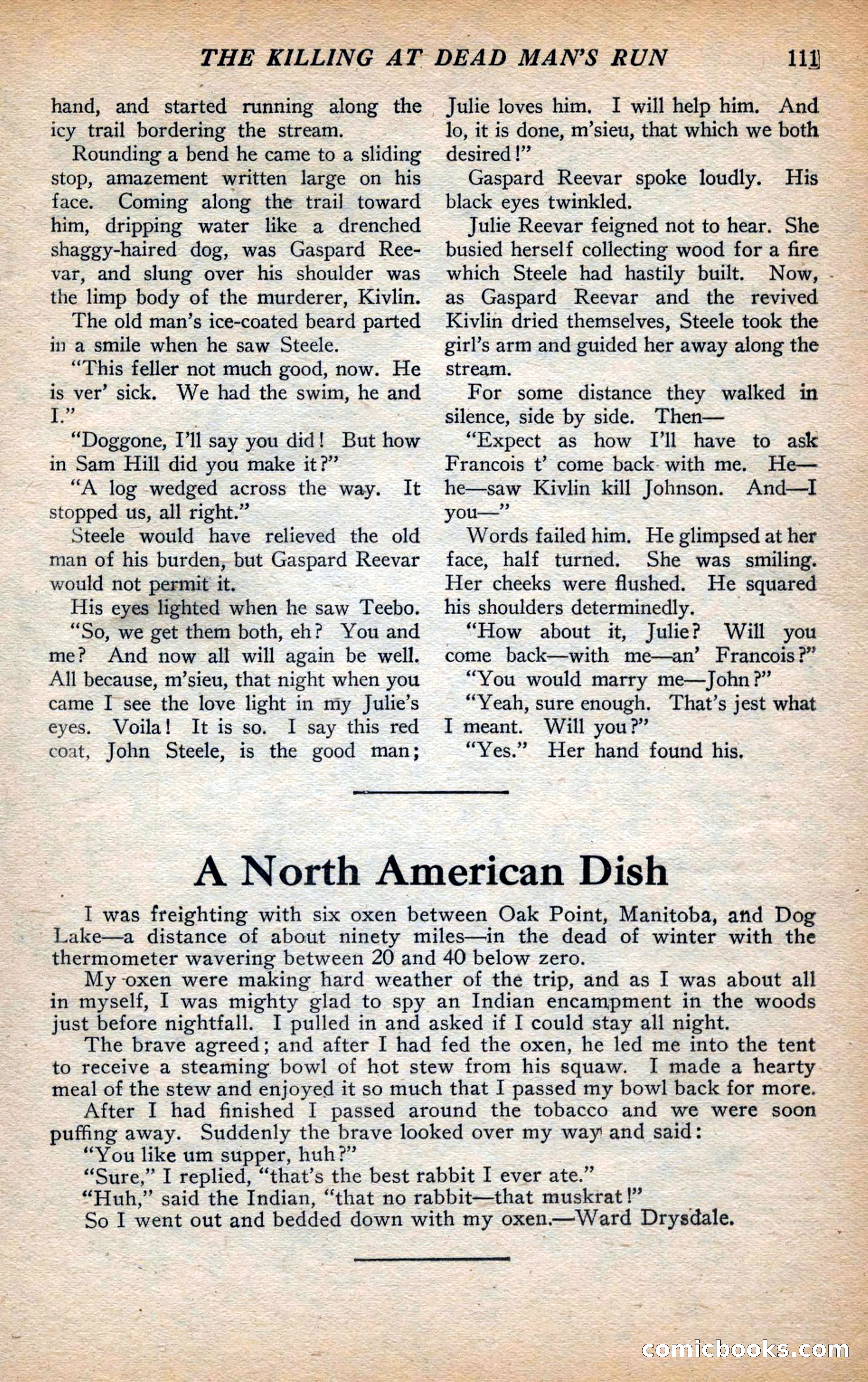 Action Stories, September 1926 — page 119 of 148