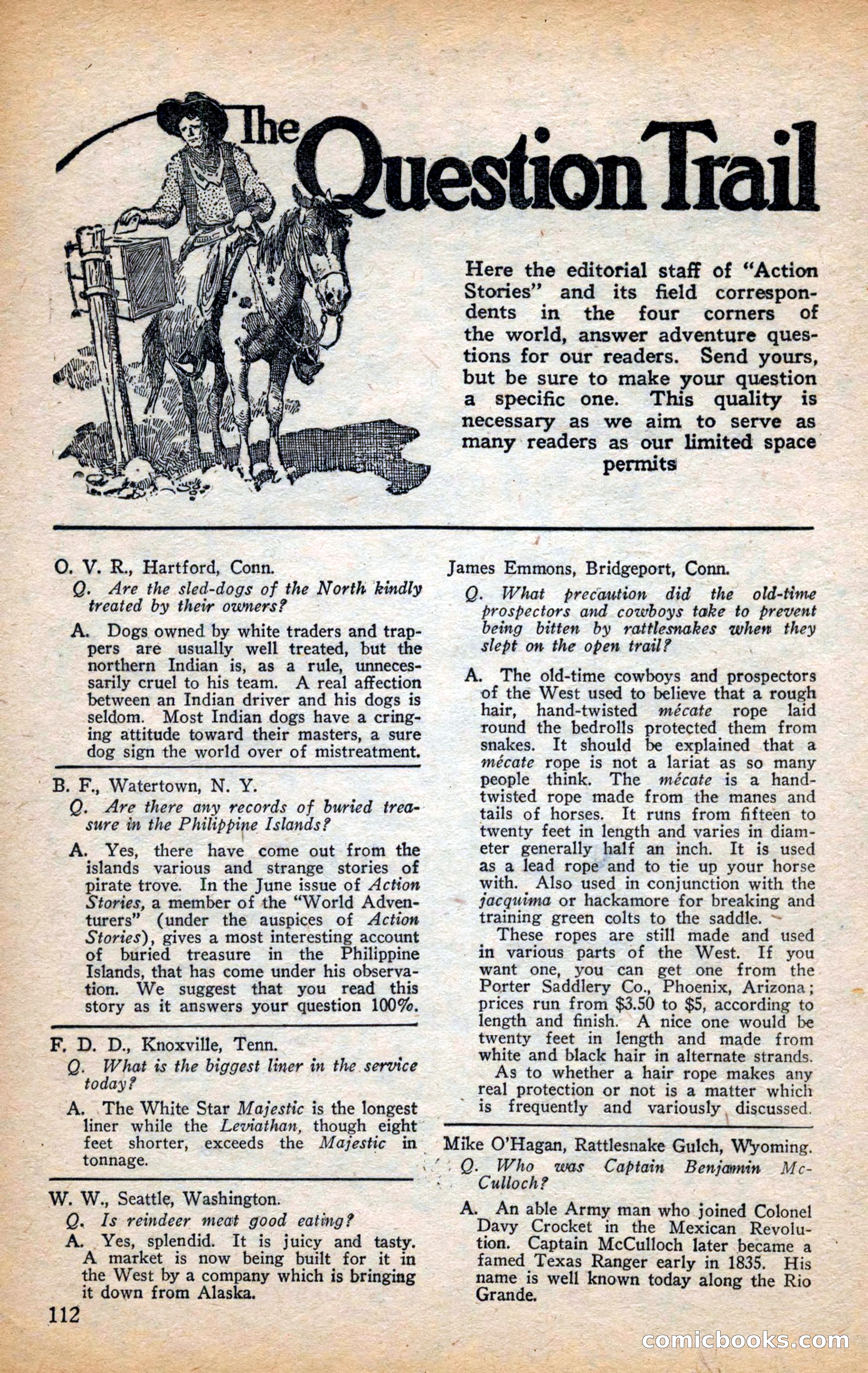 Action Stories, September 1926 — page 120 of 148