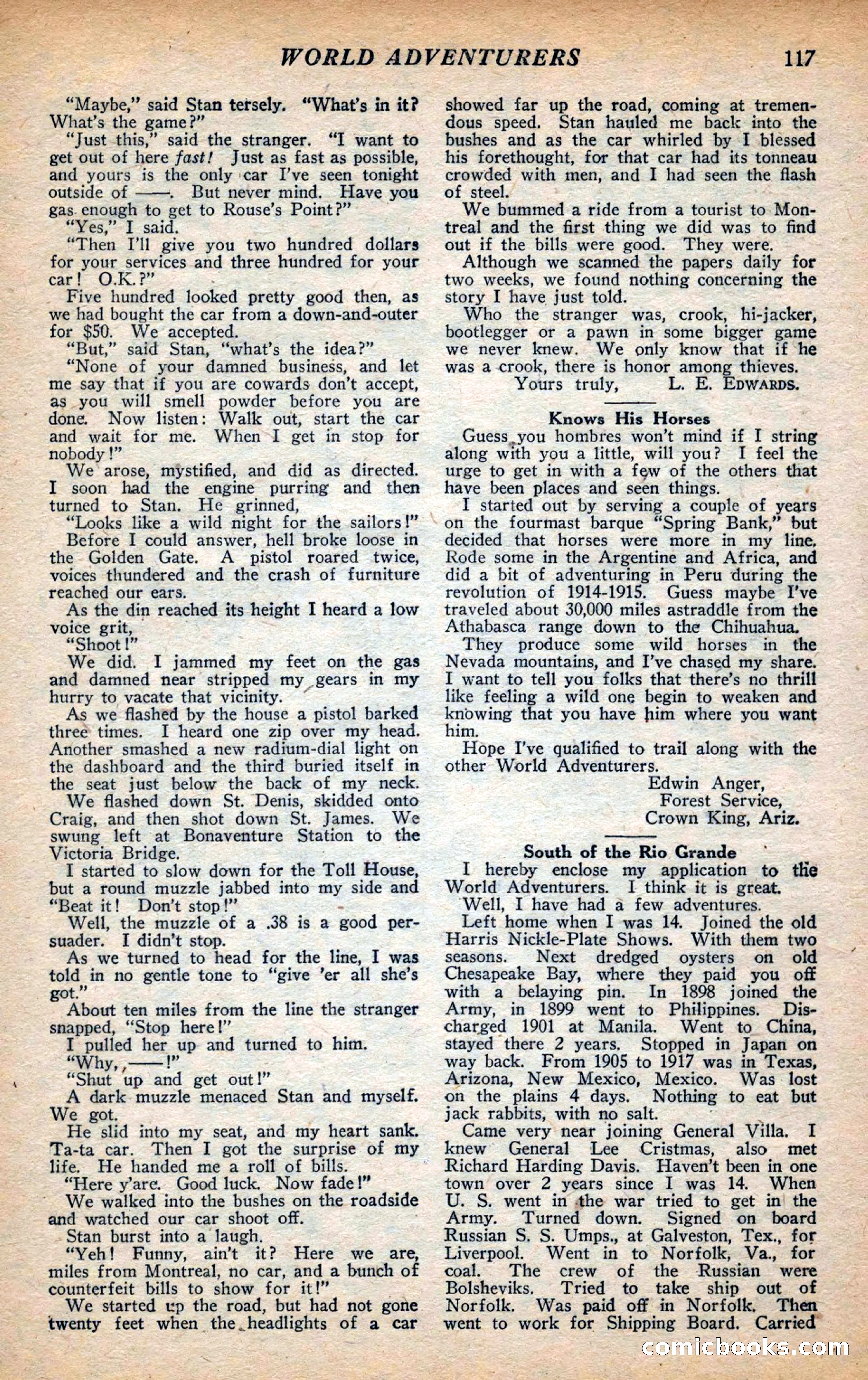 Action Stories, September 1926 — page 125 of 148
