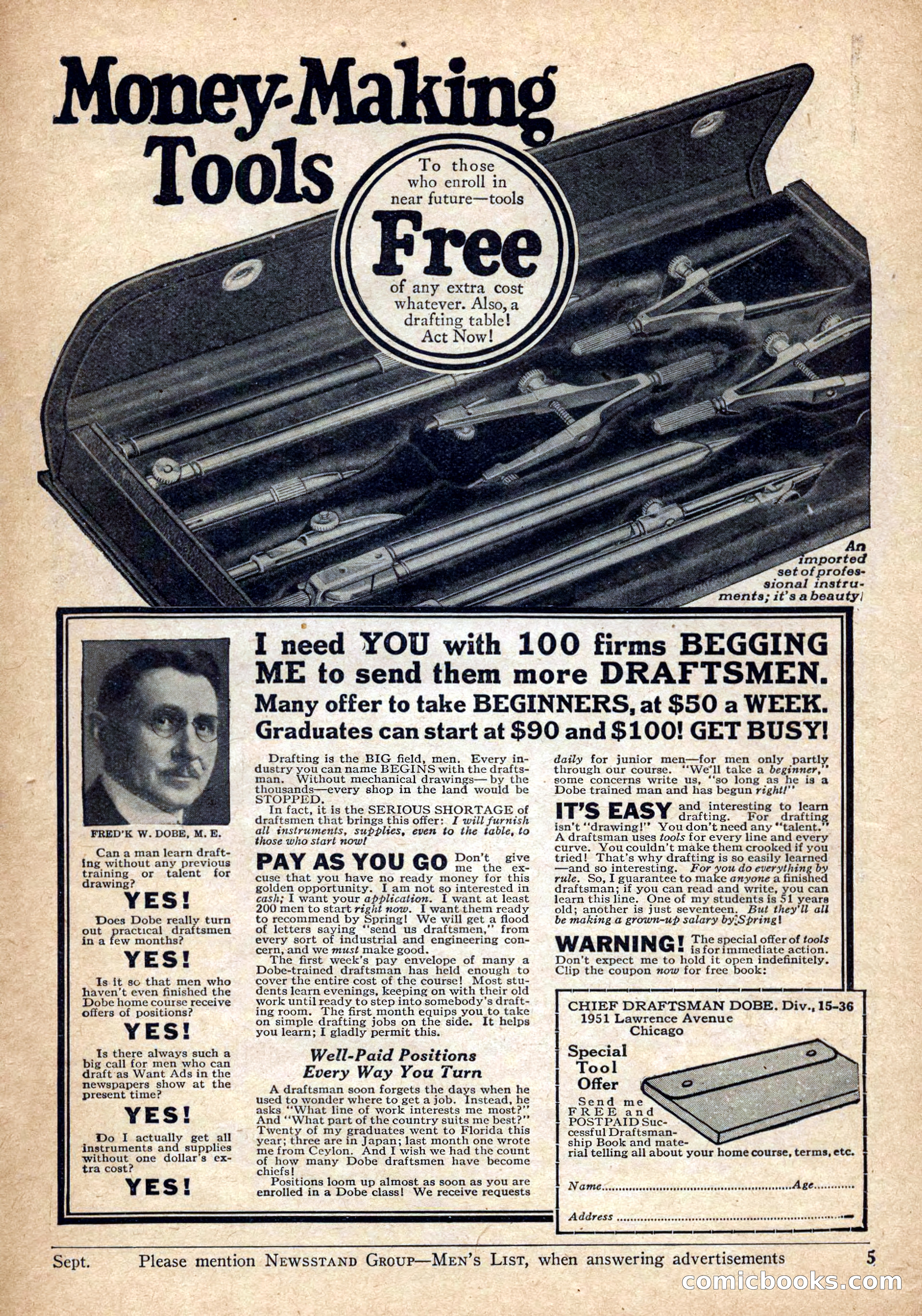 Action Stories, September 1926 — page 135 of 148