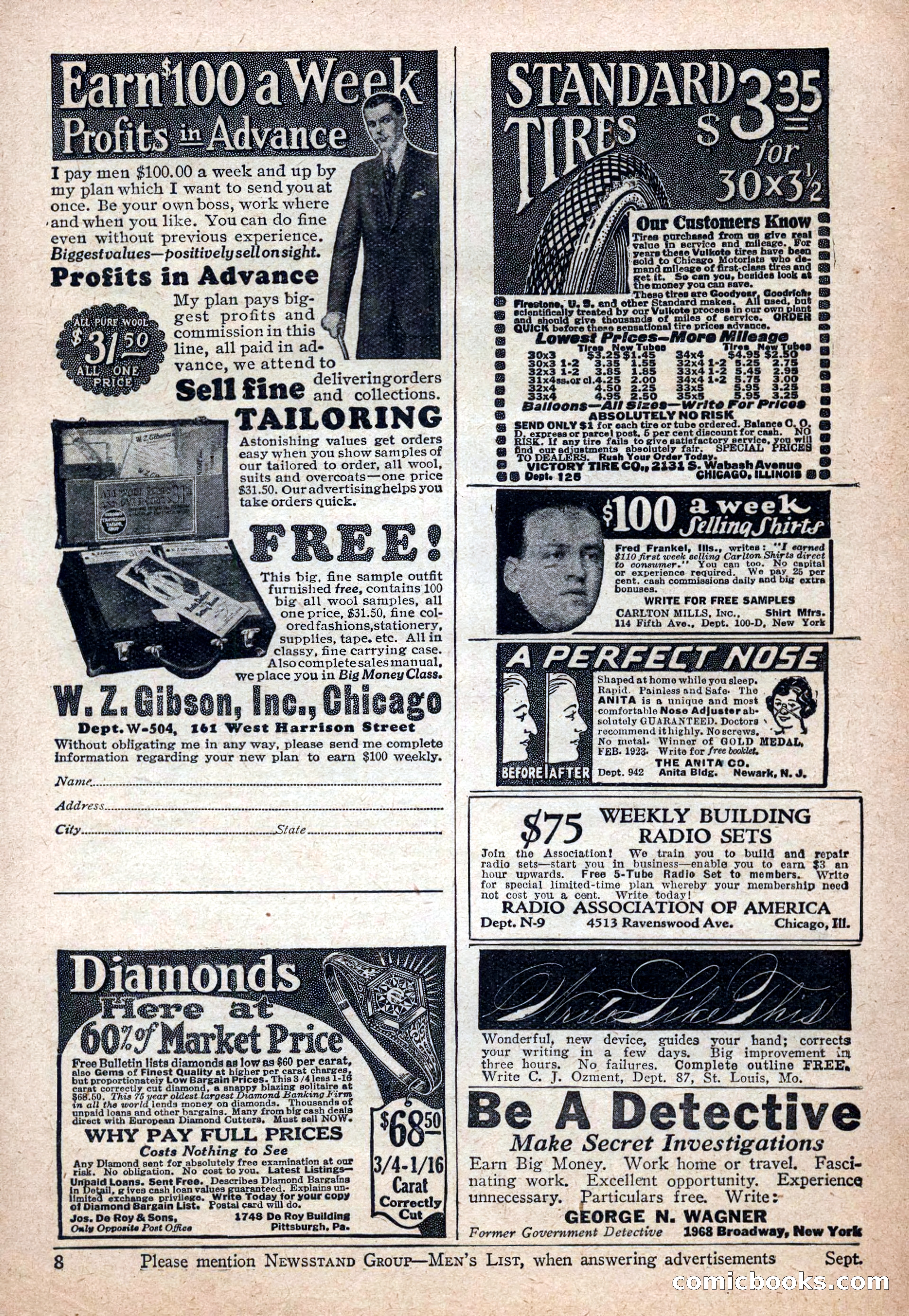 Action Stories, September 1926 — page 138 of 148