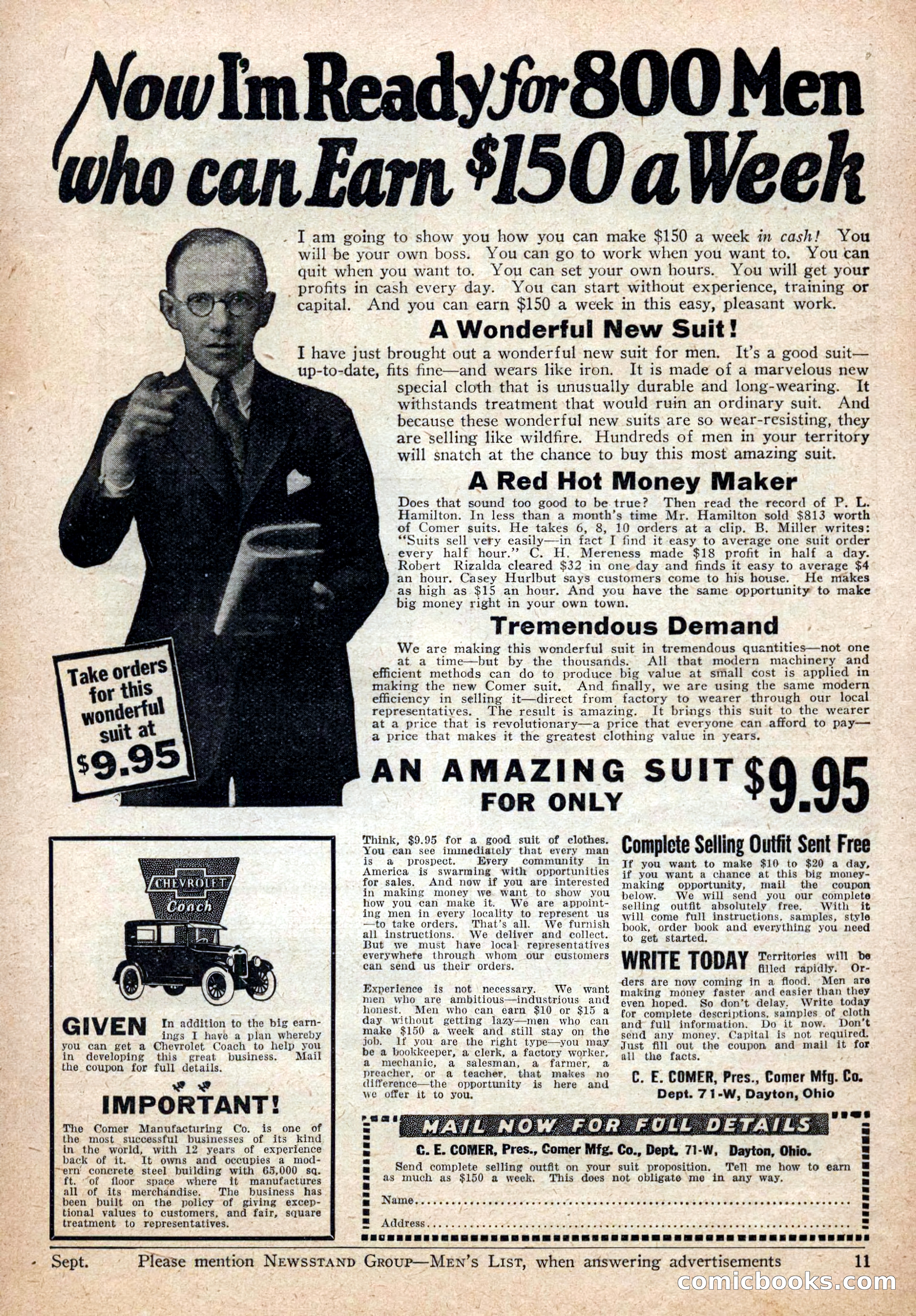 Action Stories, September 1926 — page 141 of 148
