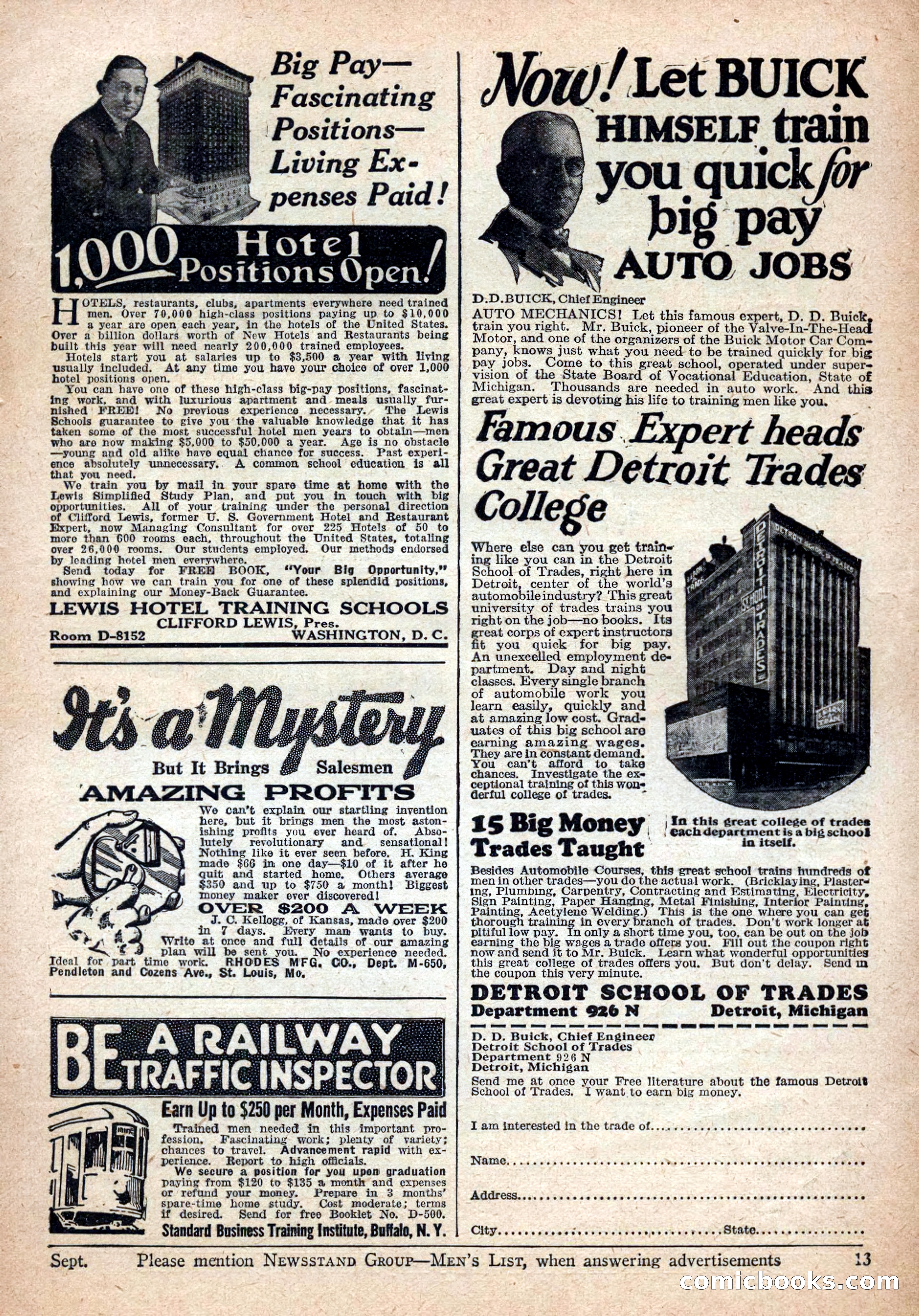 Action Stories, September 1926 — page 143 of 148