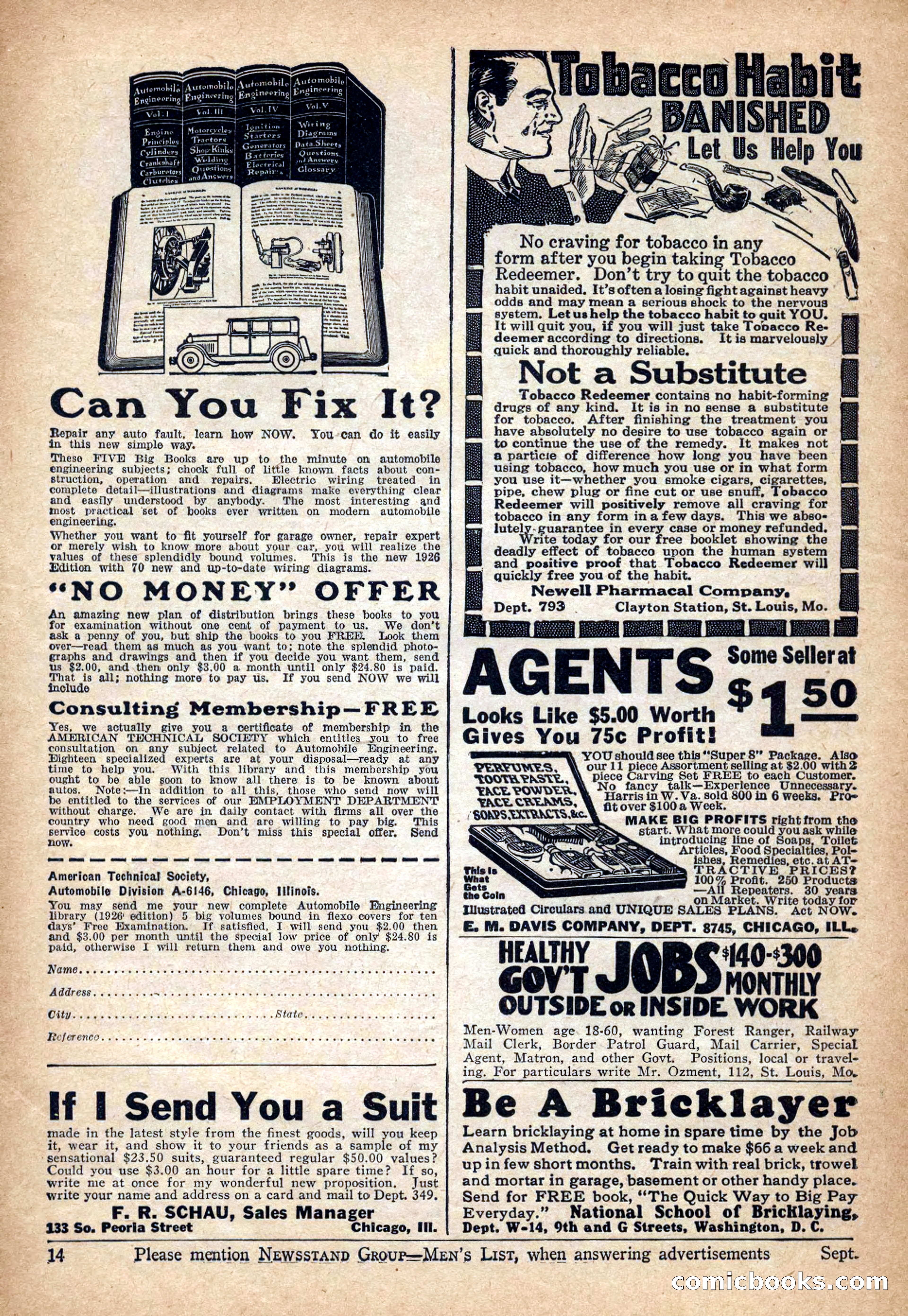 Action Stories, September 1926 — page 144 of 148