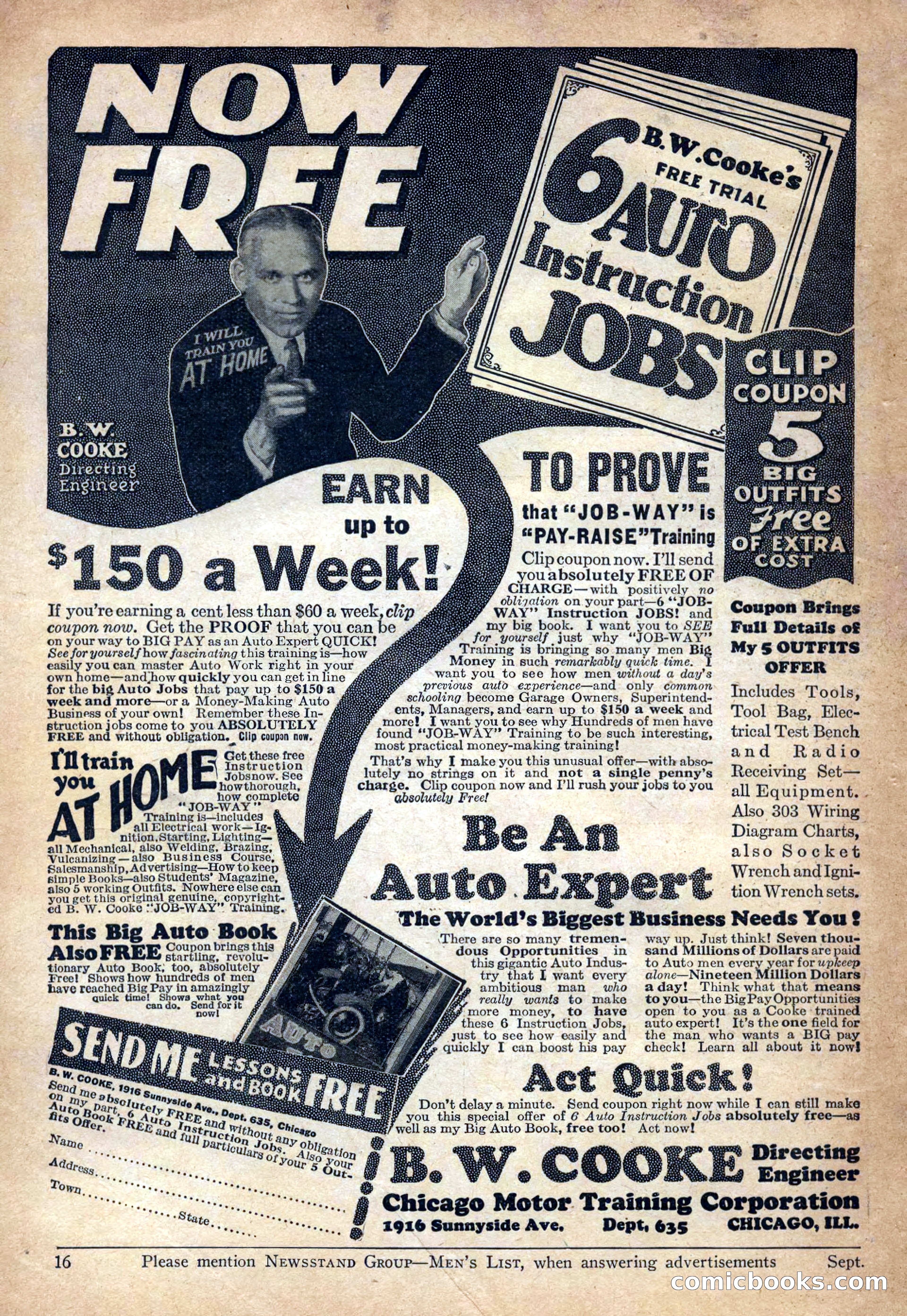 Action Stories, September 1926 — page 146 of 148