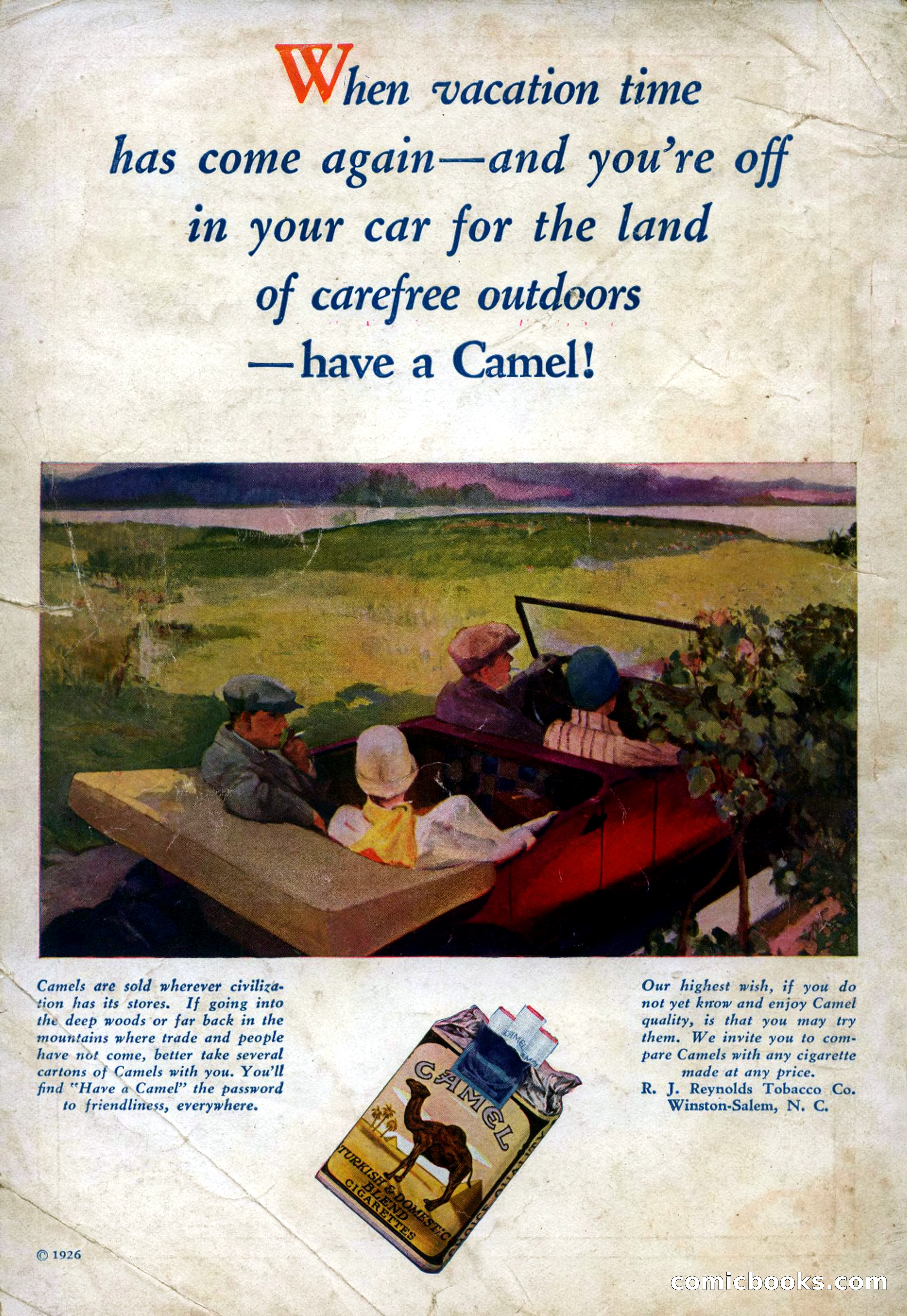 Action Stories, September 1926 — page 148 of 148
