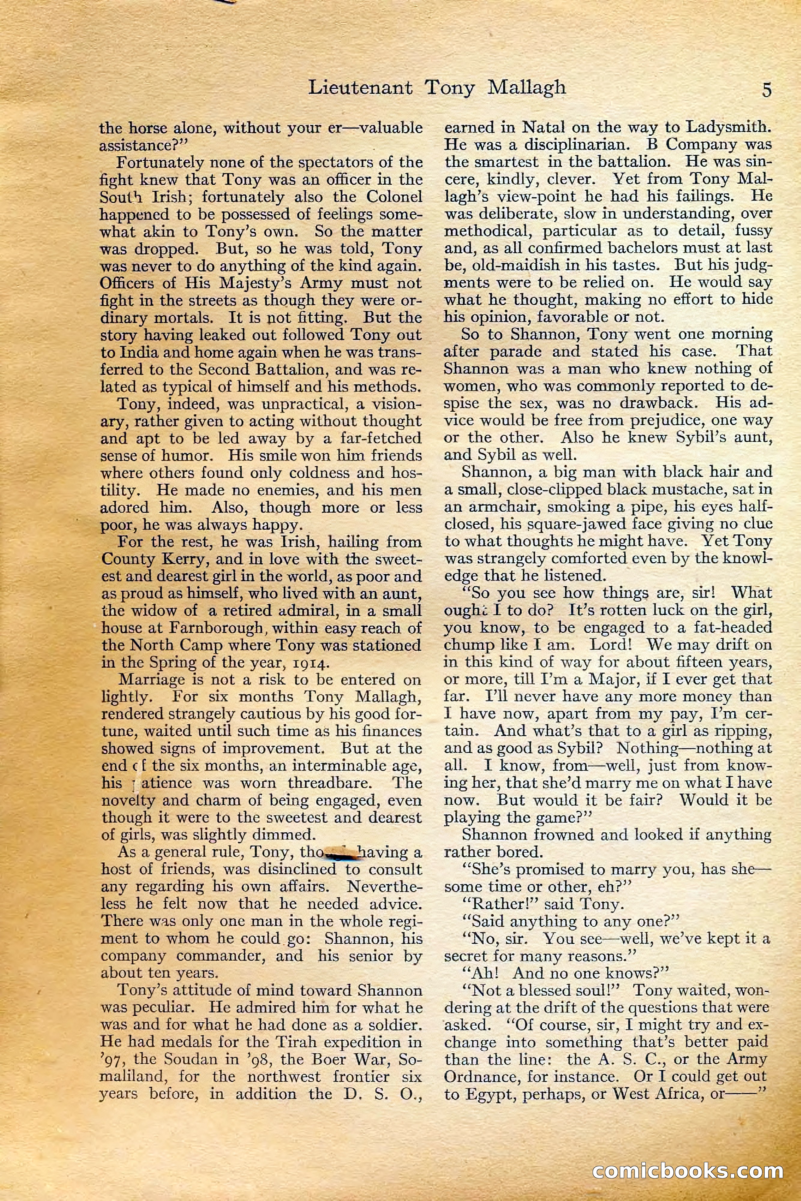 Adventure Magazine, October 1915 — page 7 of 228