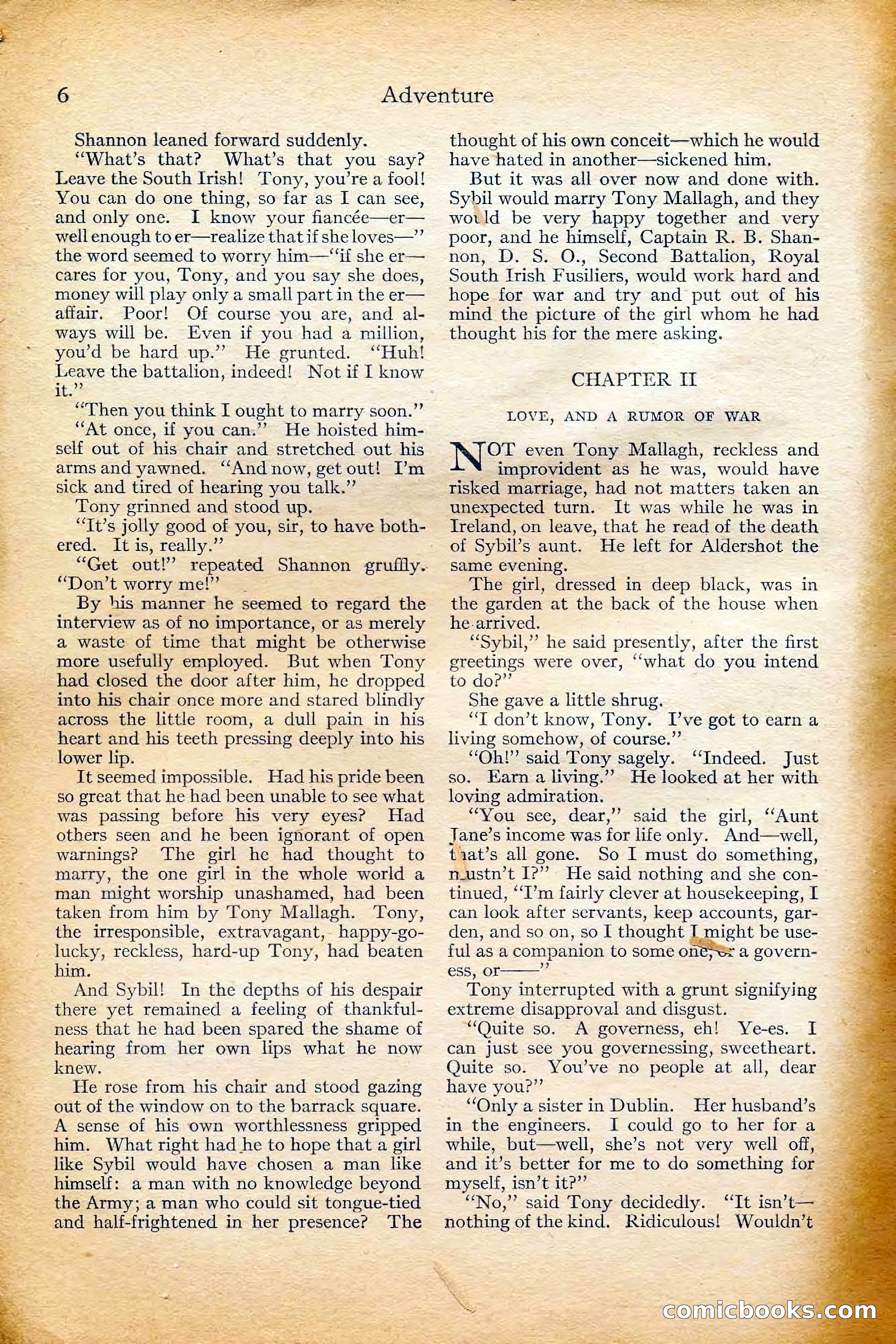 Adventure Magazine, October 1915 — page 8 of 228