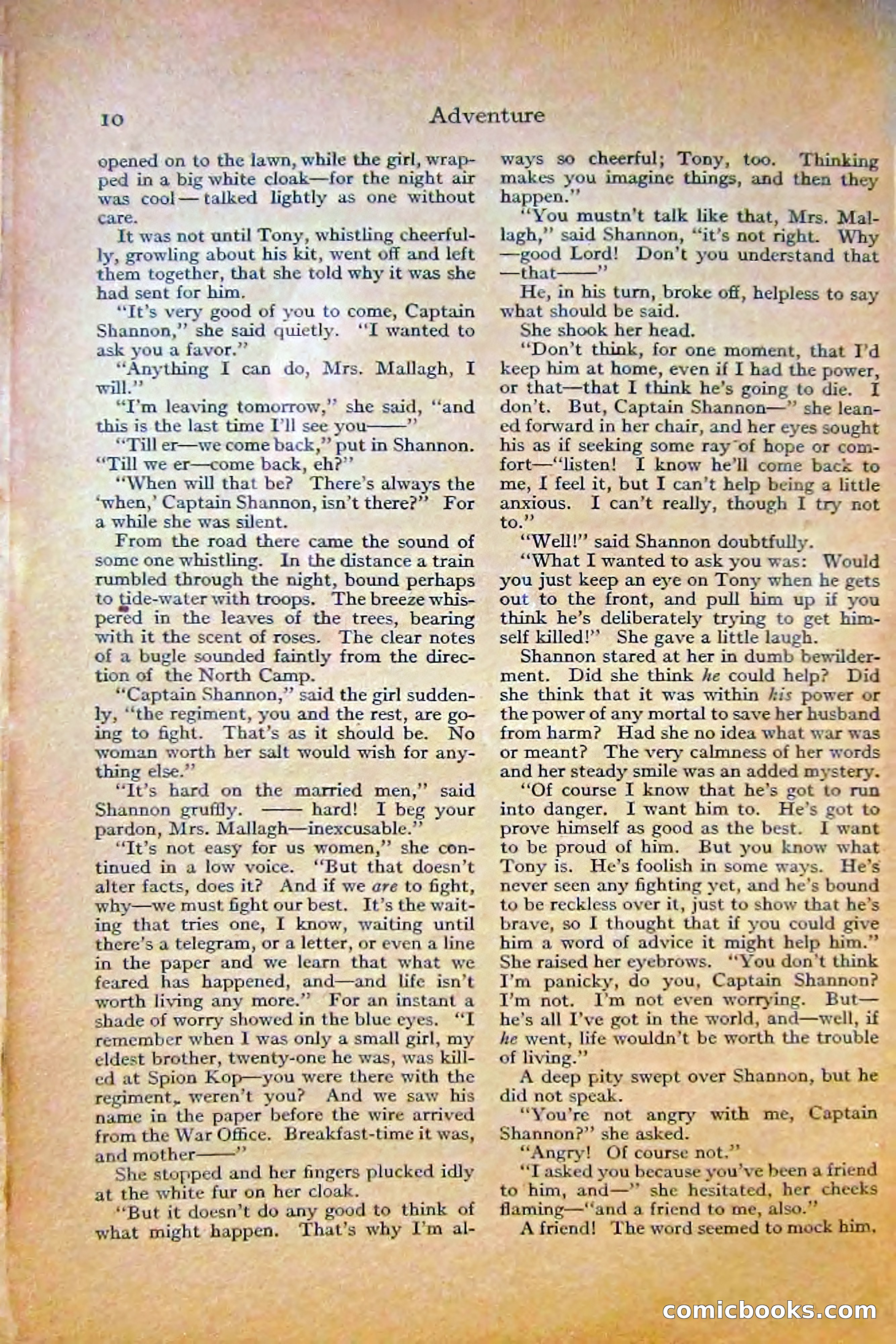 Adventure Magazine, October 1915 — page 12 of 228