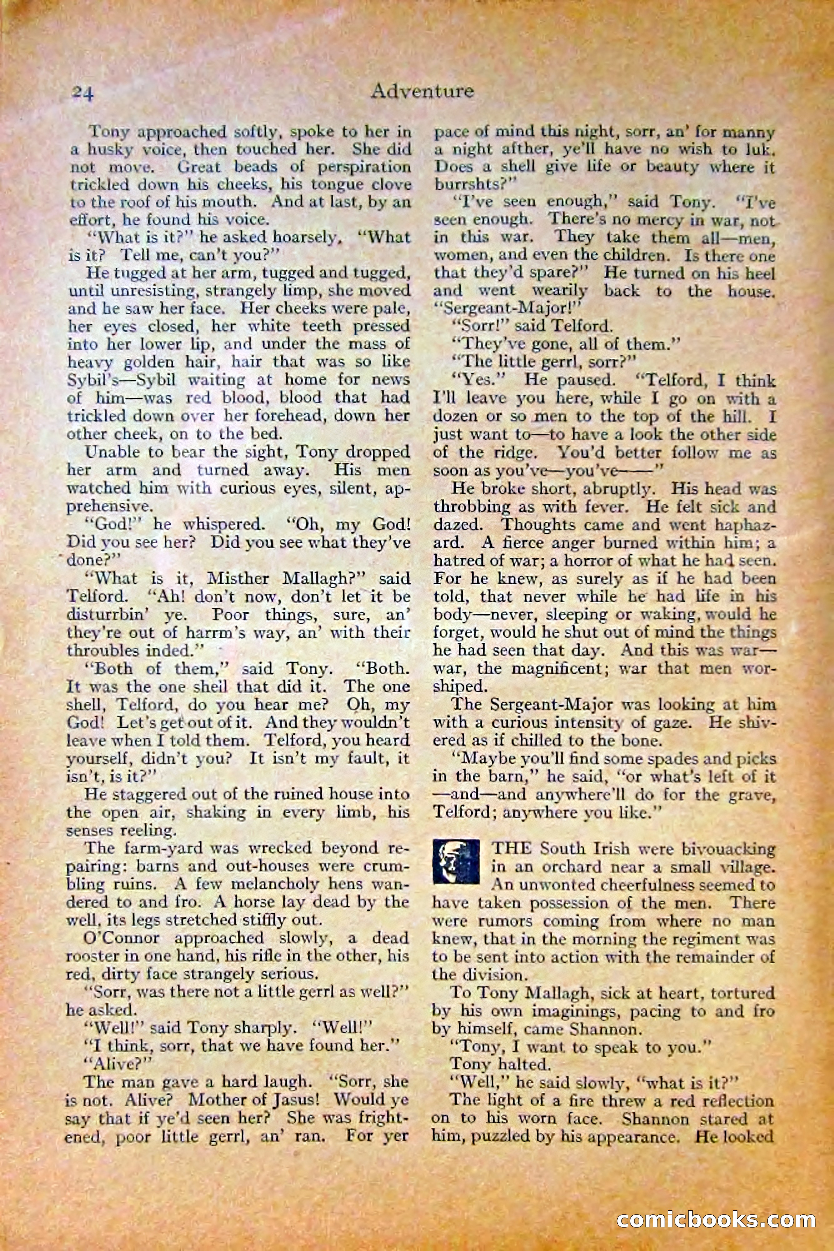 Adventure Magazine, October 1915 — page 26 of 228