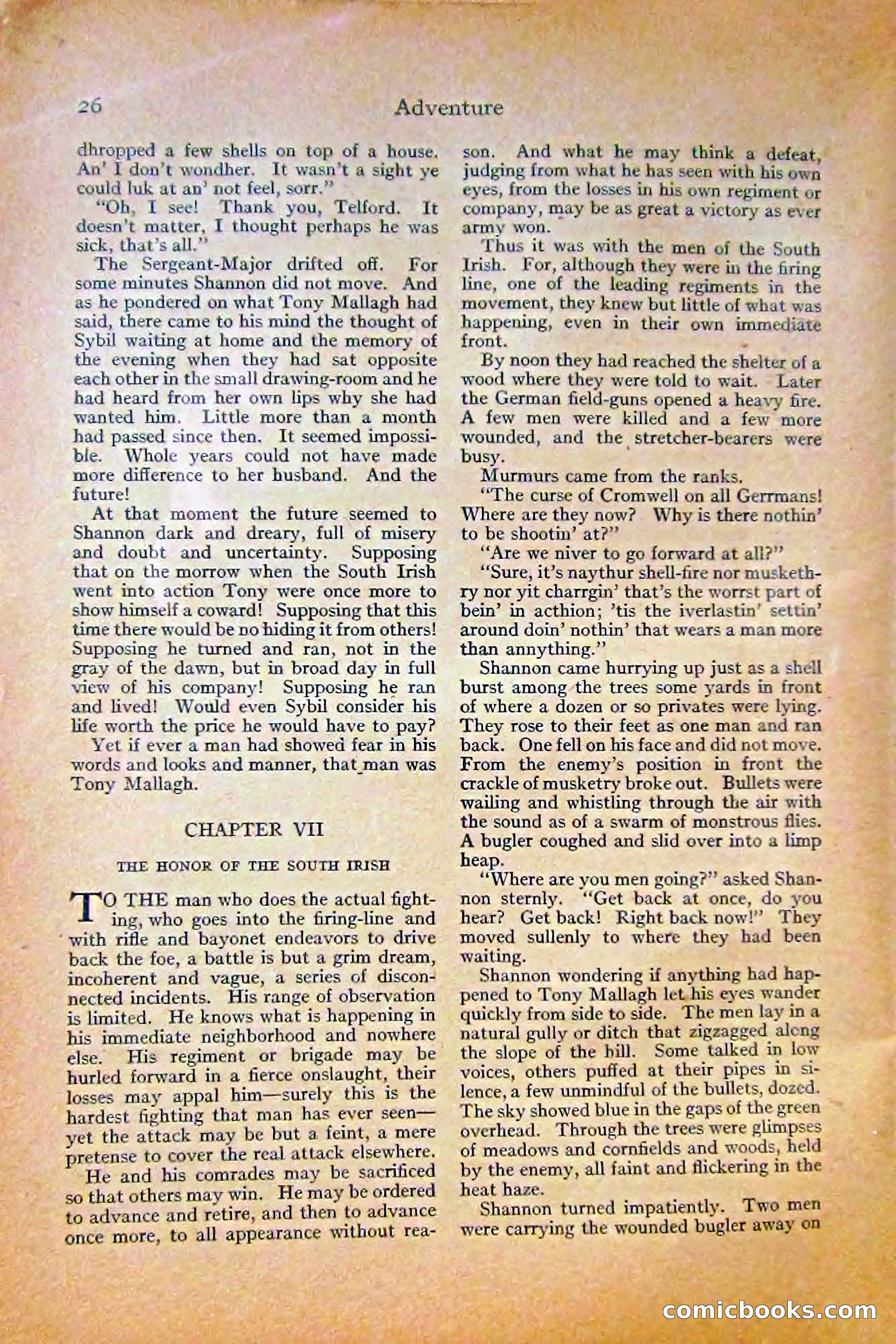 Adventure Magazine, October 1915 — page 28 of 228
