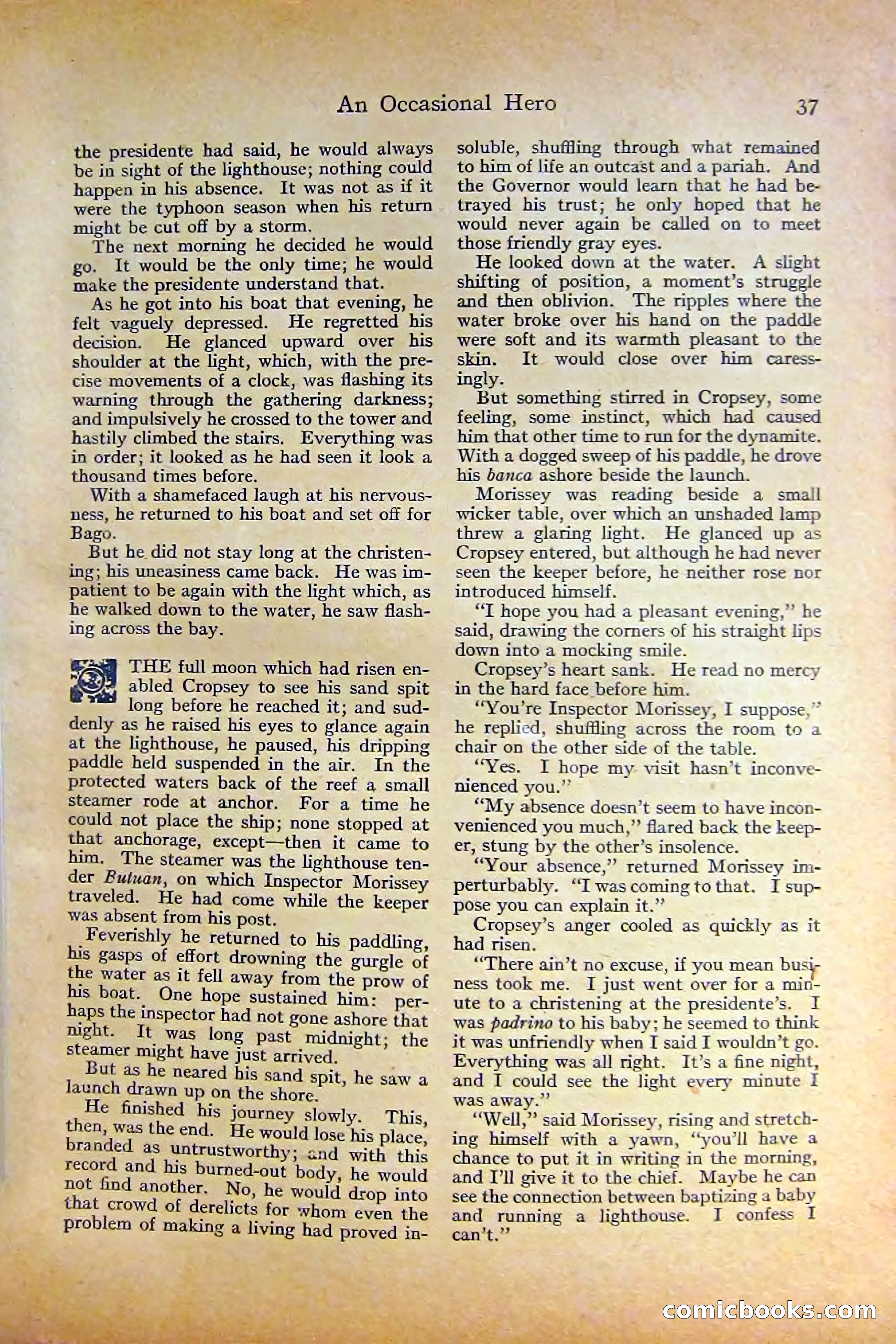 Adventure Magazine, October 1915 — page 39 of 228