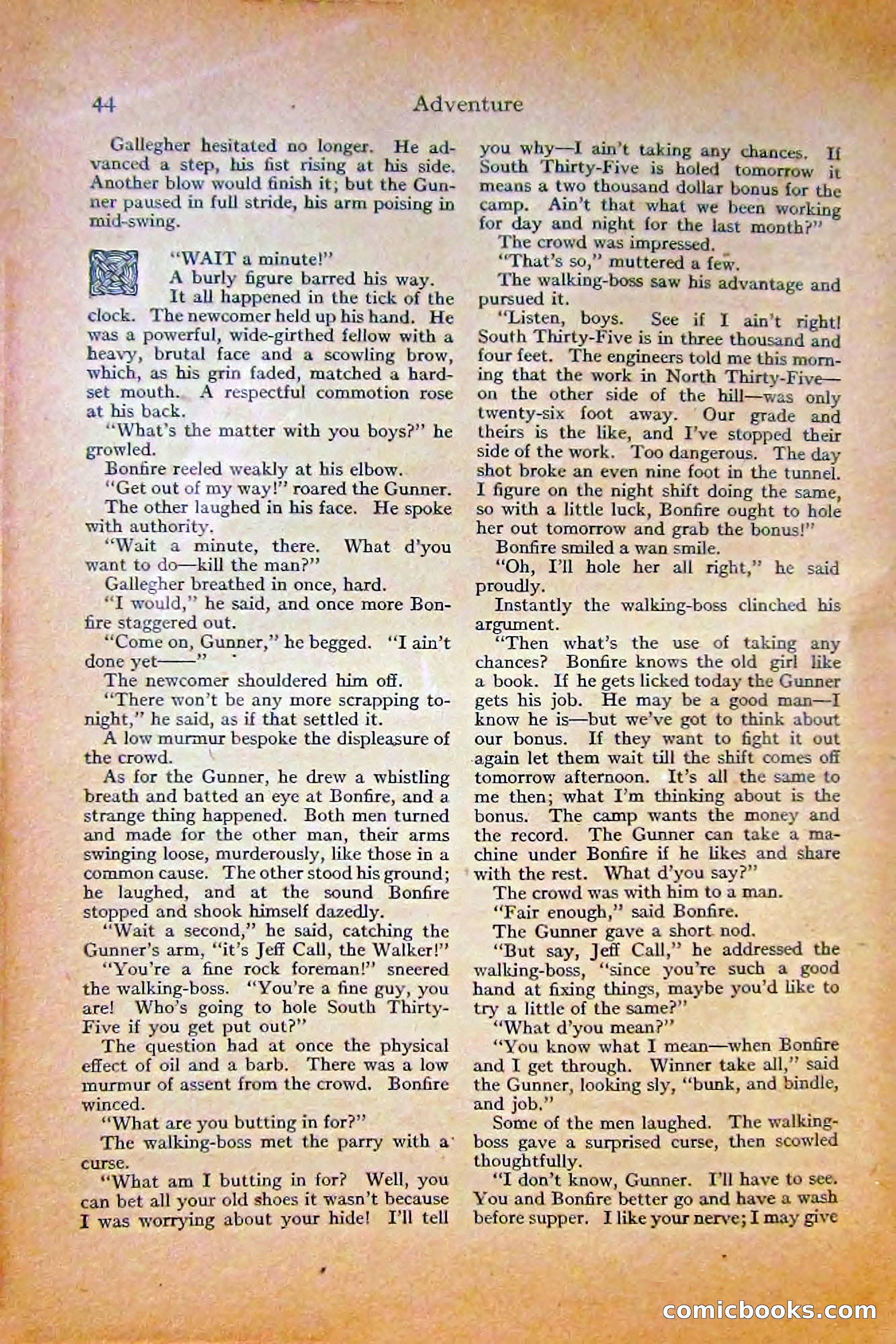 Adventure Magazine, October 1915 — page 46 of 228