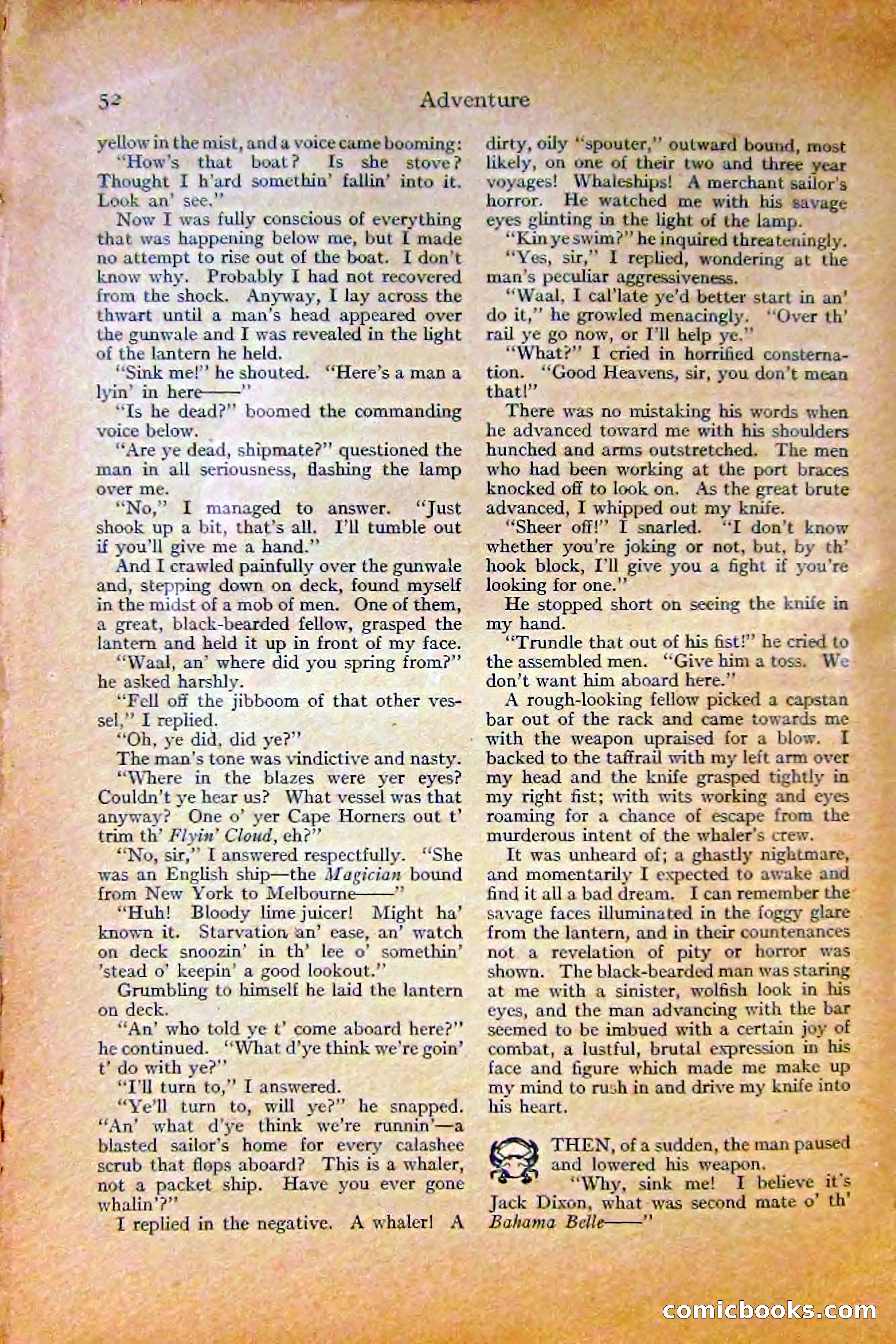 Adventure Magazine, October 1915 — page 54 of 228