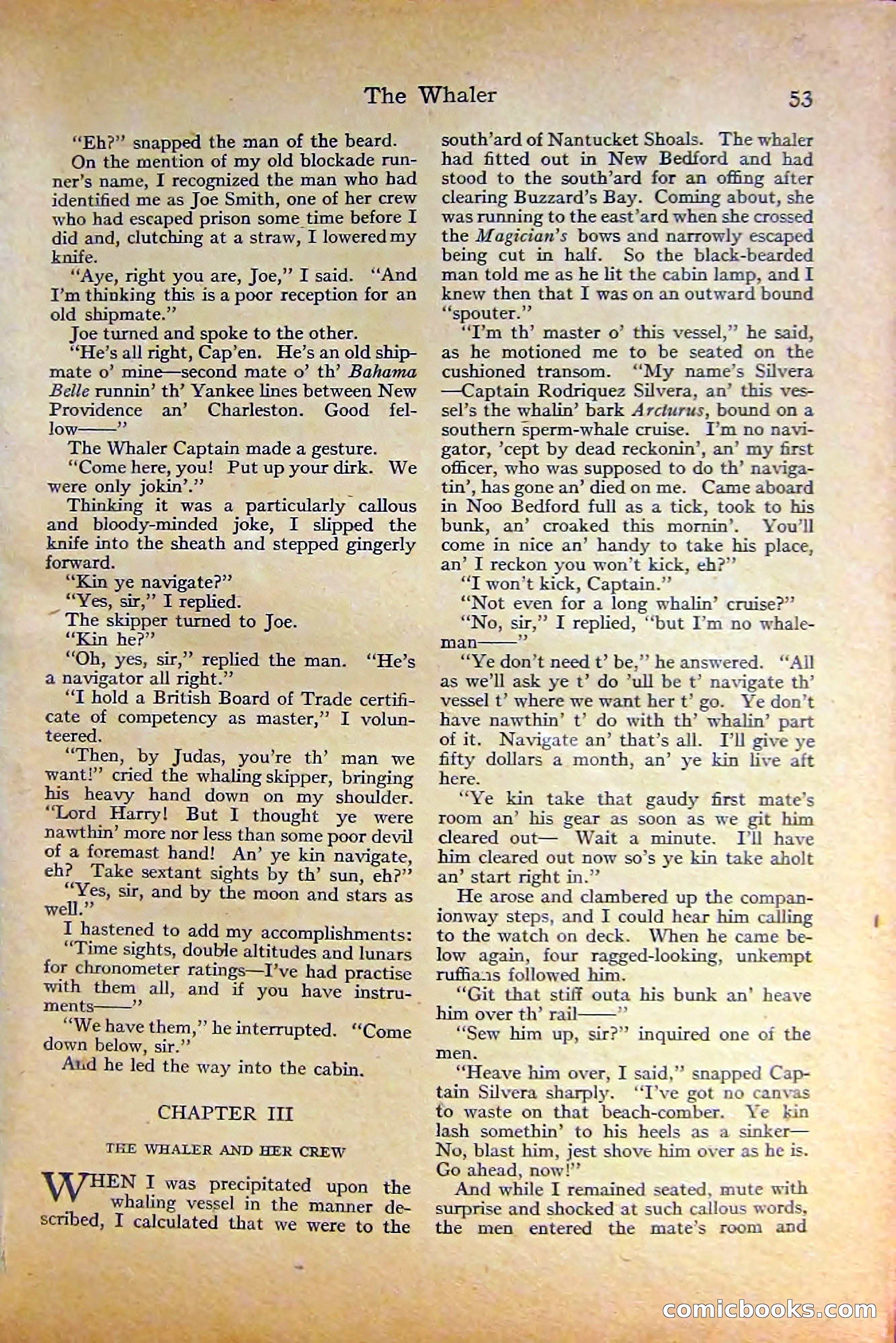 Adventure Magazine, October 1915 — page 55 of 228