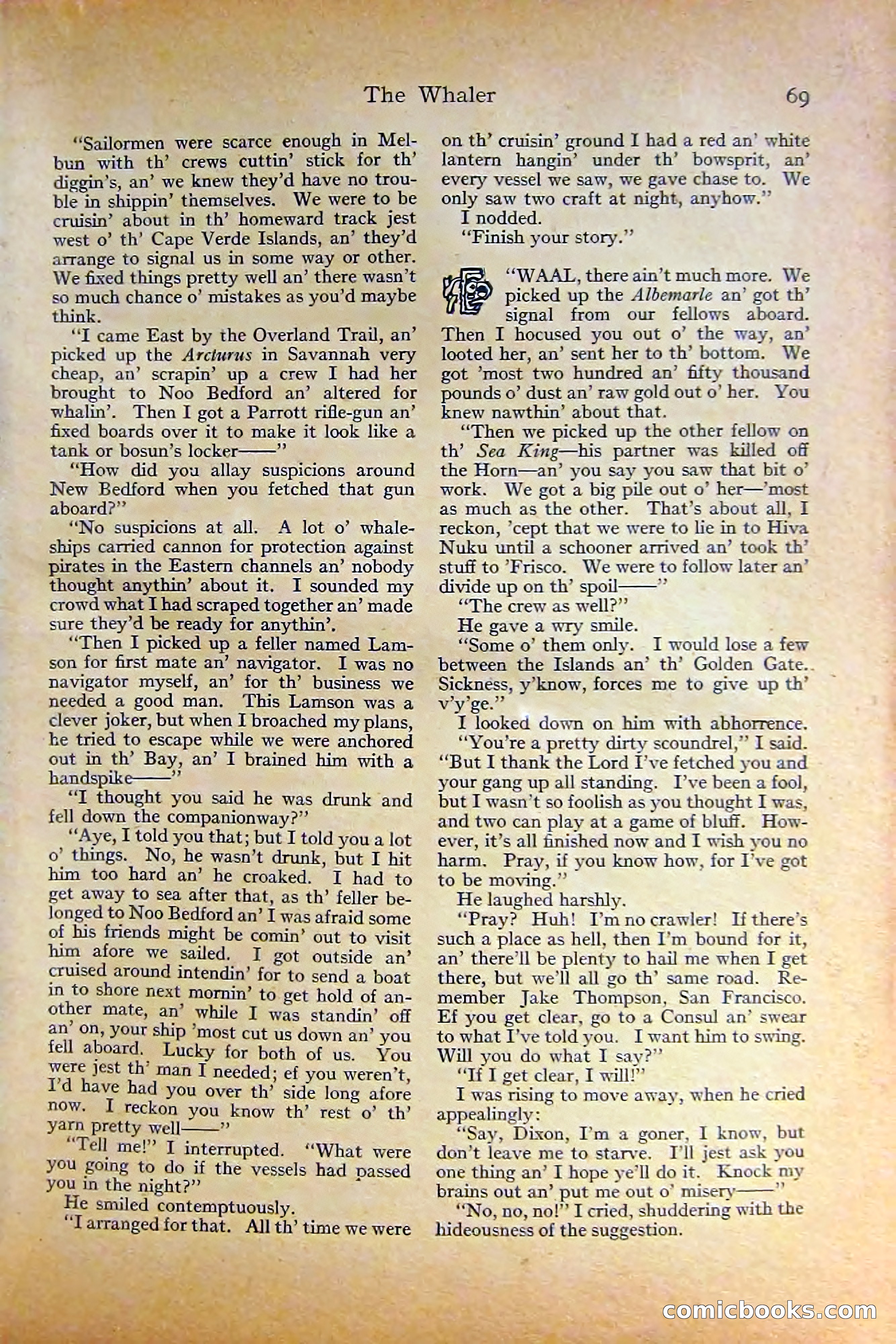 Adventure Magazine, October 1915 — page 71 of 228