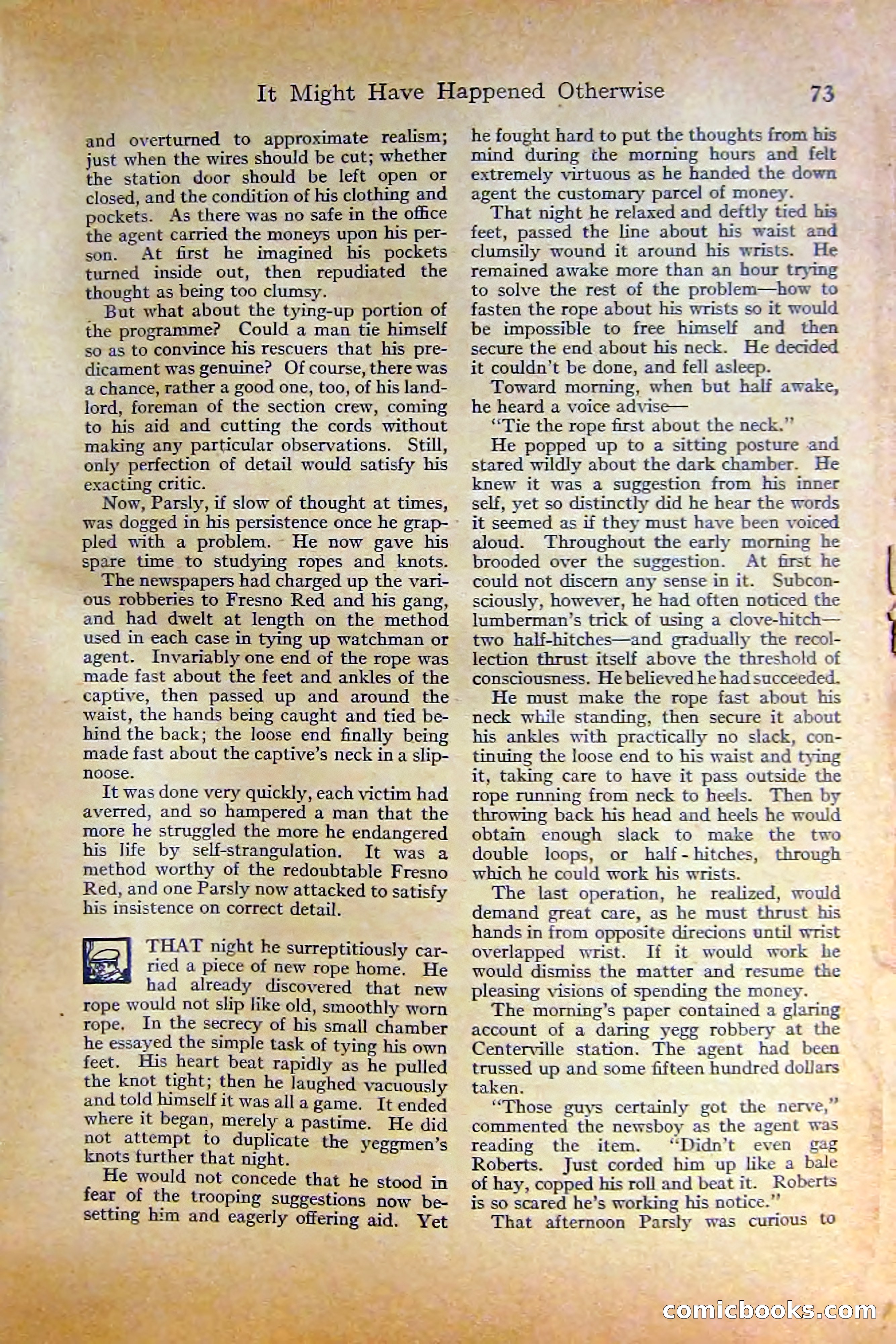 Adventure Magazine, October 1915 — page 75 of 228