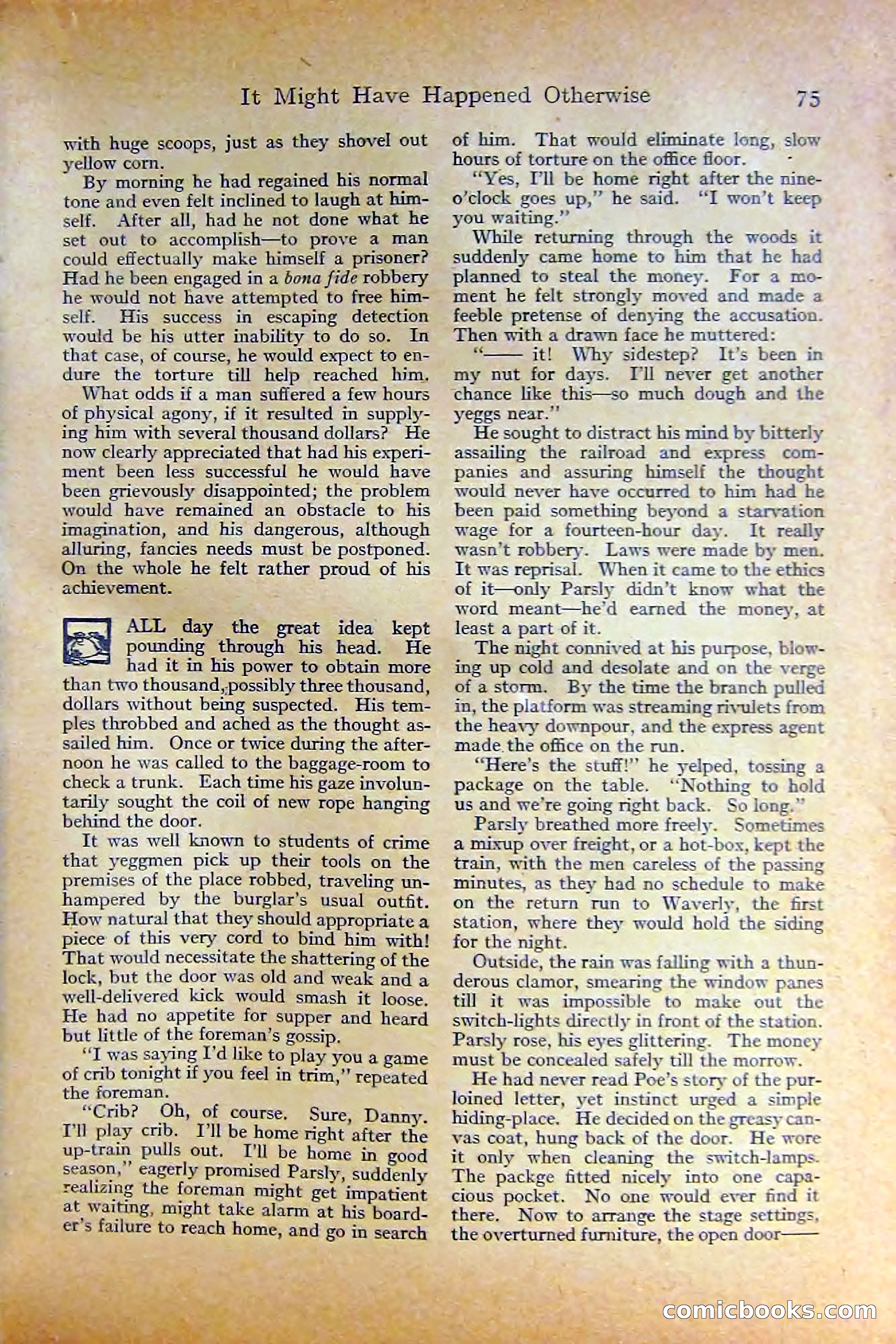 Adventure Magazine, October 1915 — page 77 of 228