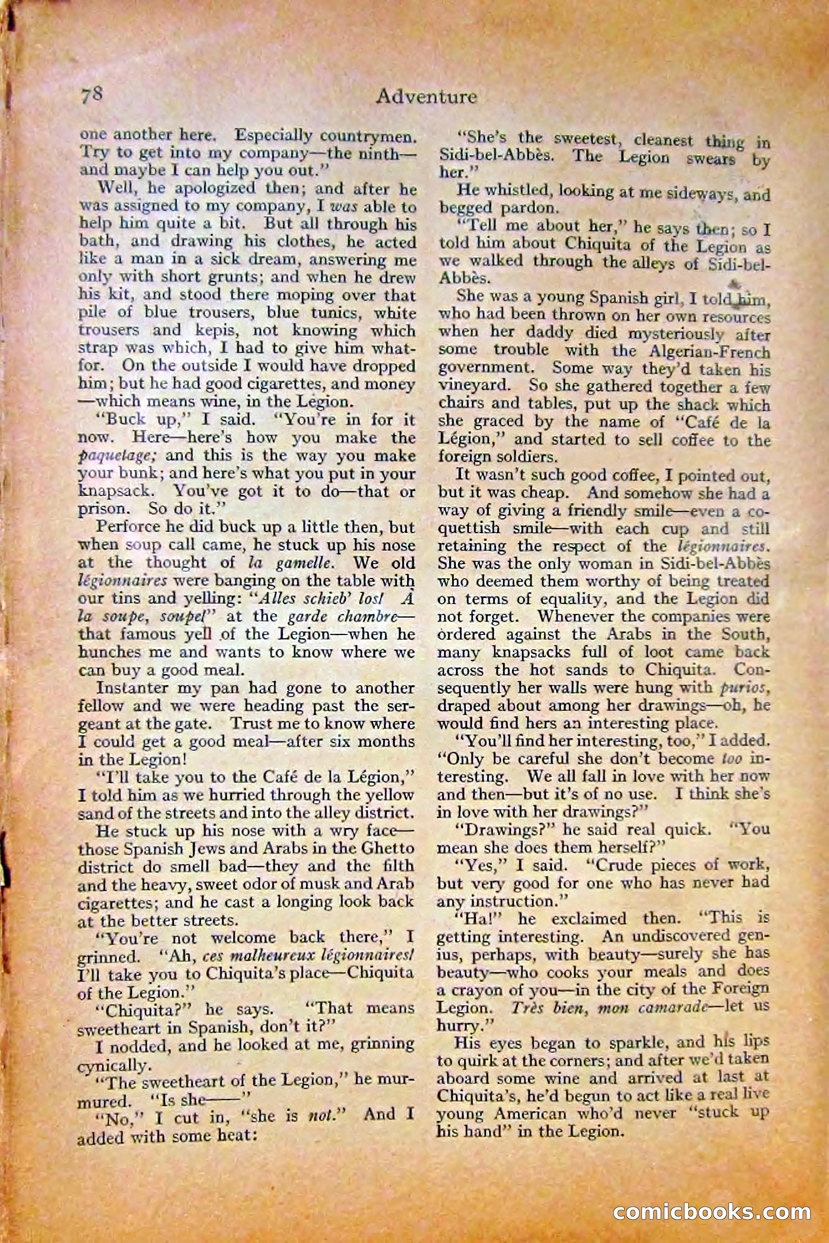 Adventure Magazine, October 1915 — page 80 of 228
