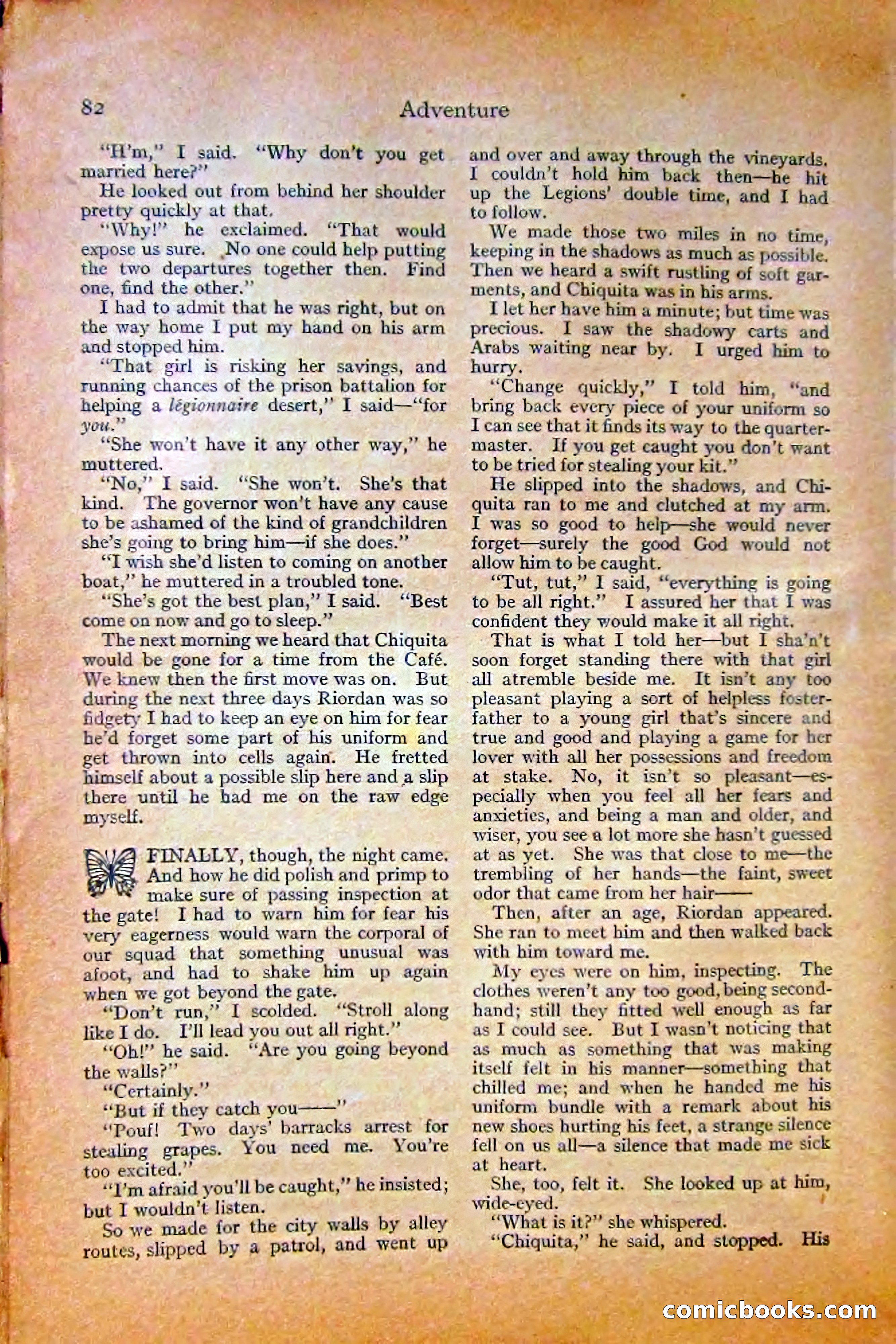 Adventure Magazine, October 1915 — page 84 of 228