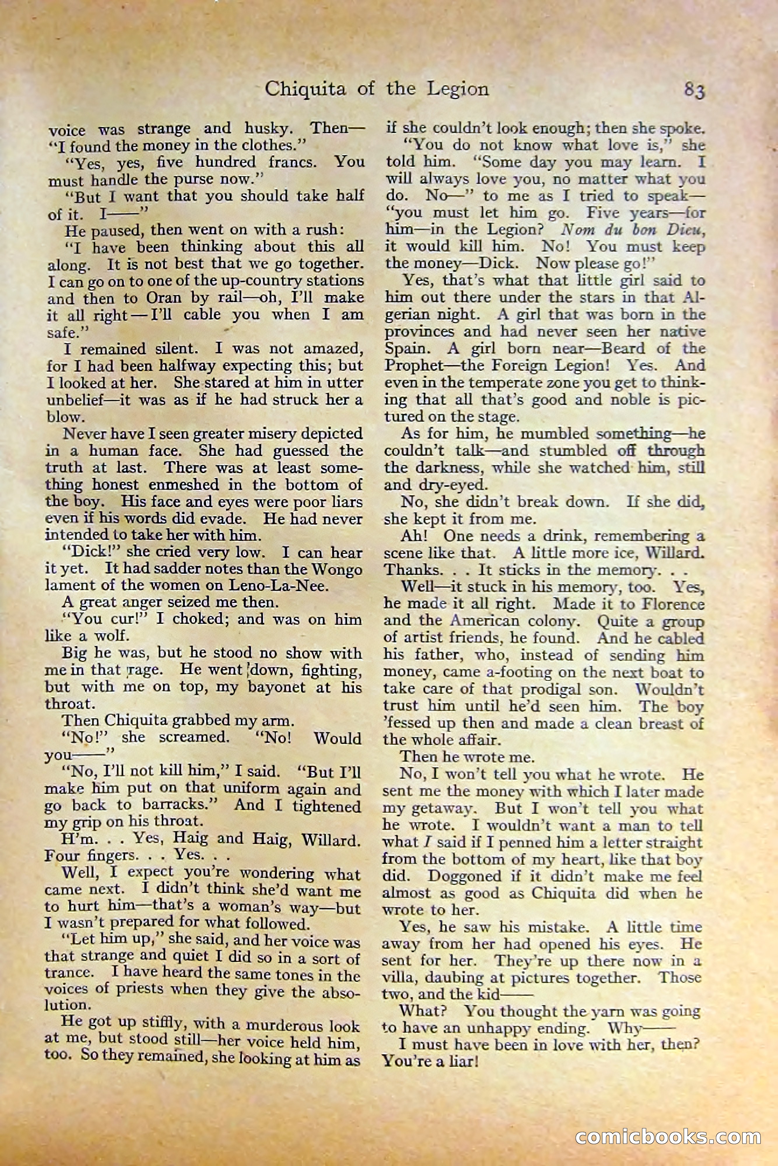 Adventure Magazine, October 1915 — page 85 of 228