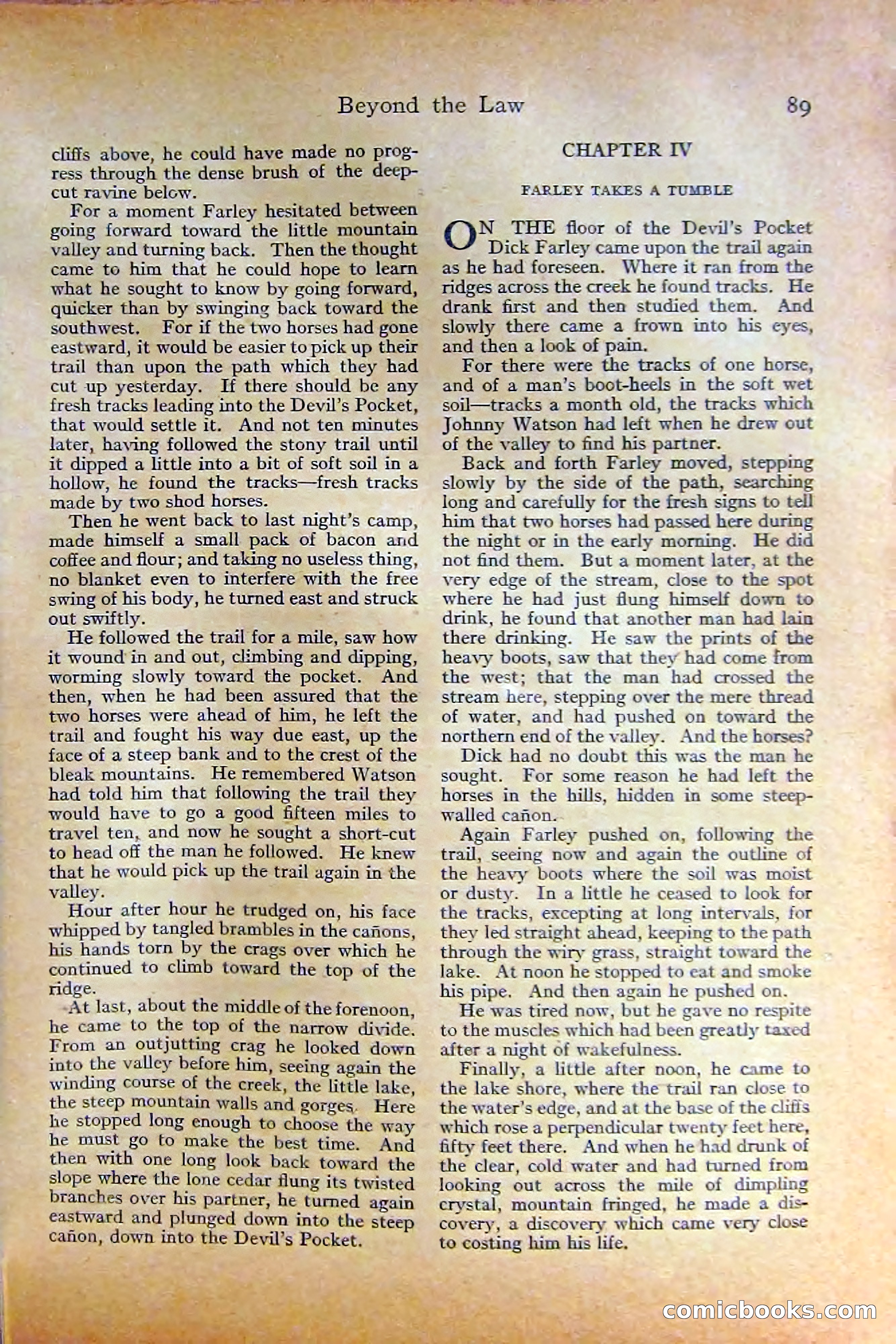 Adventure Magazine, October 1915 — page 91 of 228