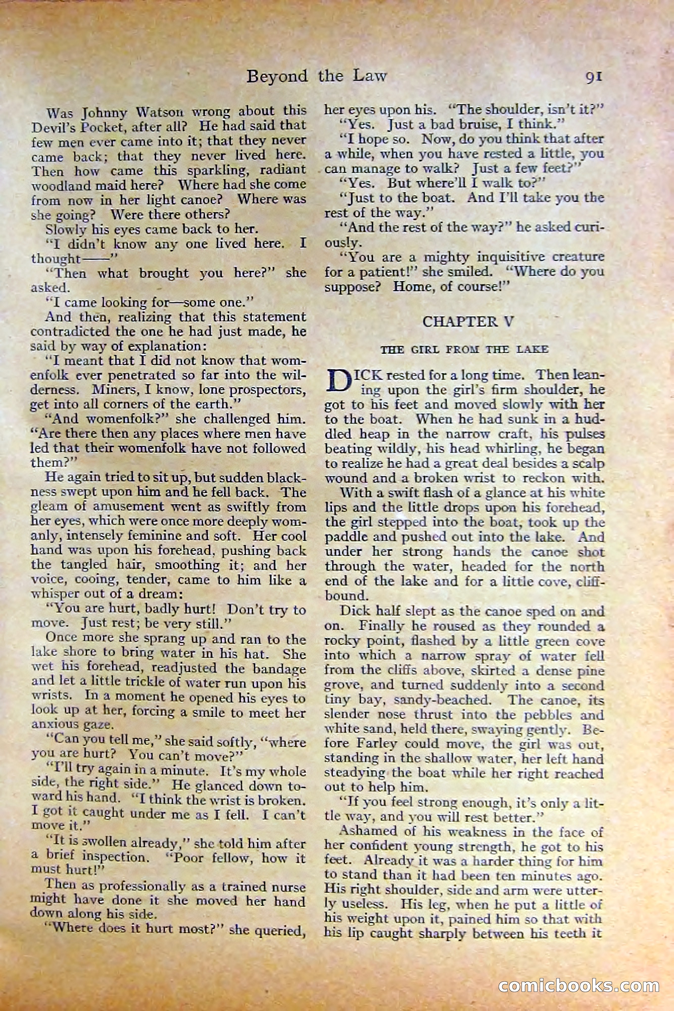 Adventure Magazine, October 1915 — page 93 of 228