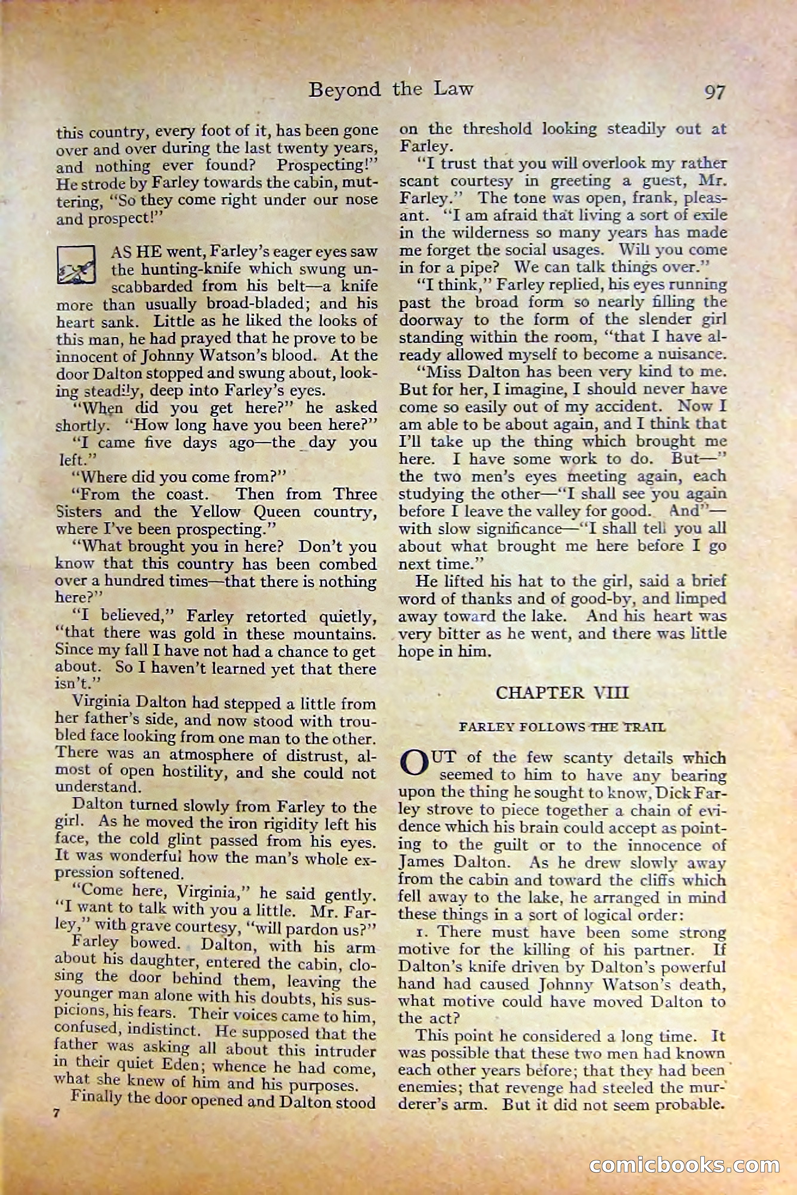 Adventure Magazine, October 1915 — page 99 of 228