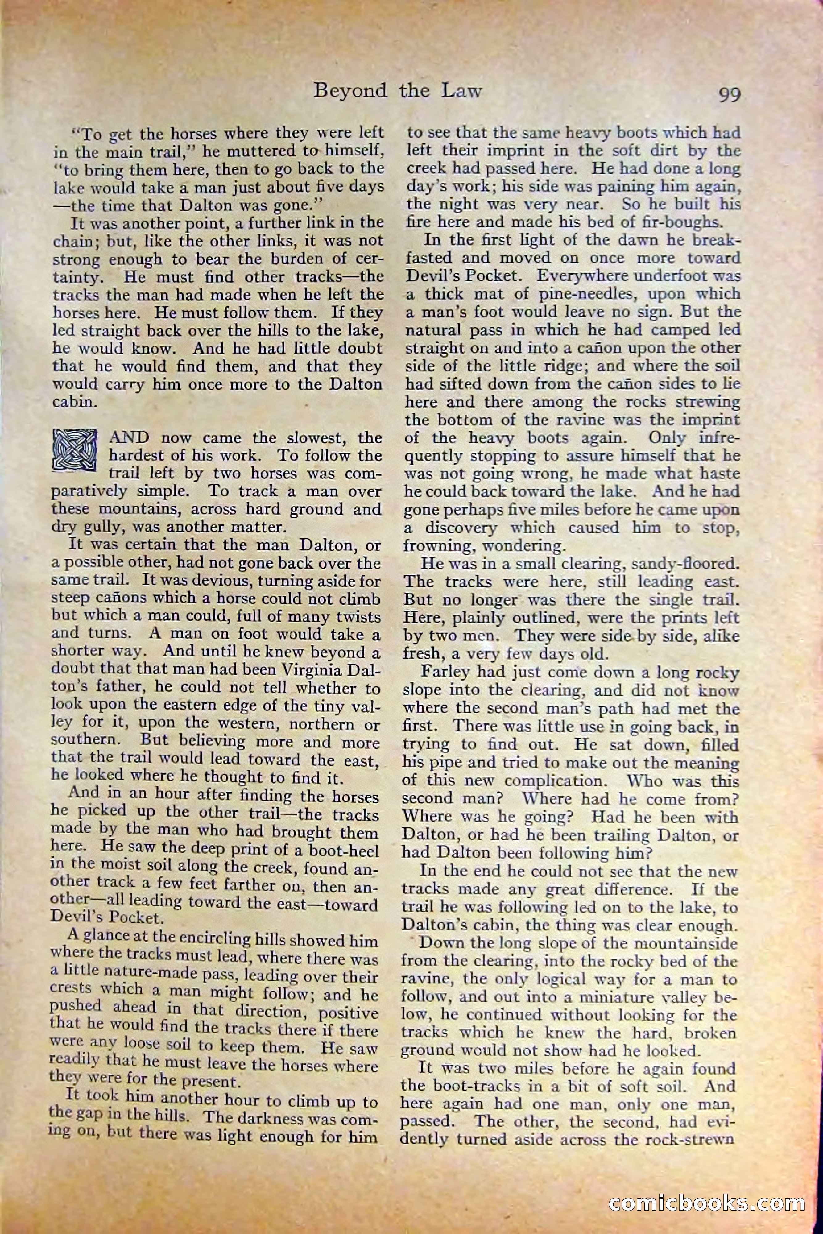 Adventure Magazine, October 1915 — page 101 of 228